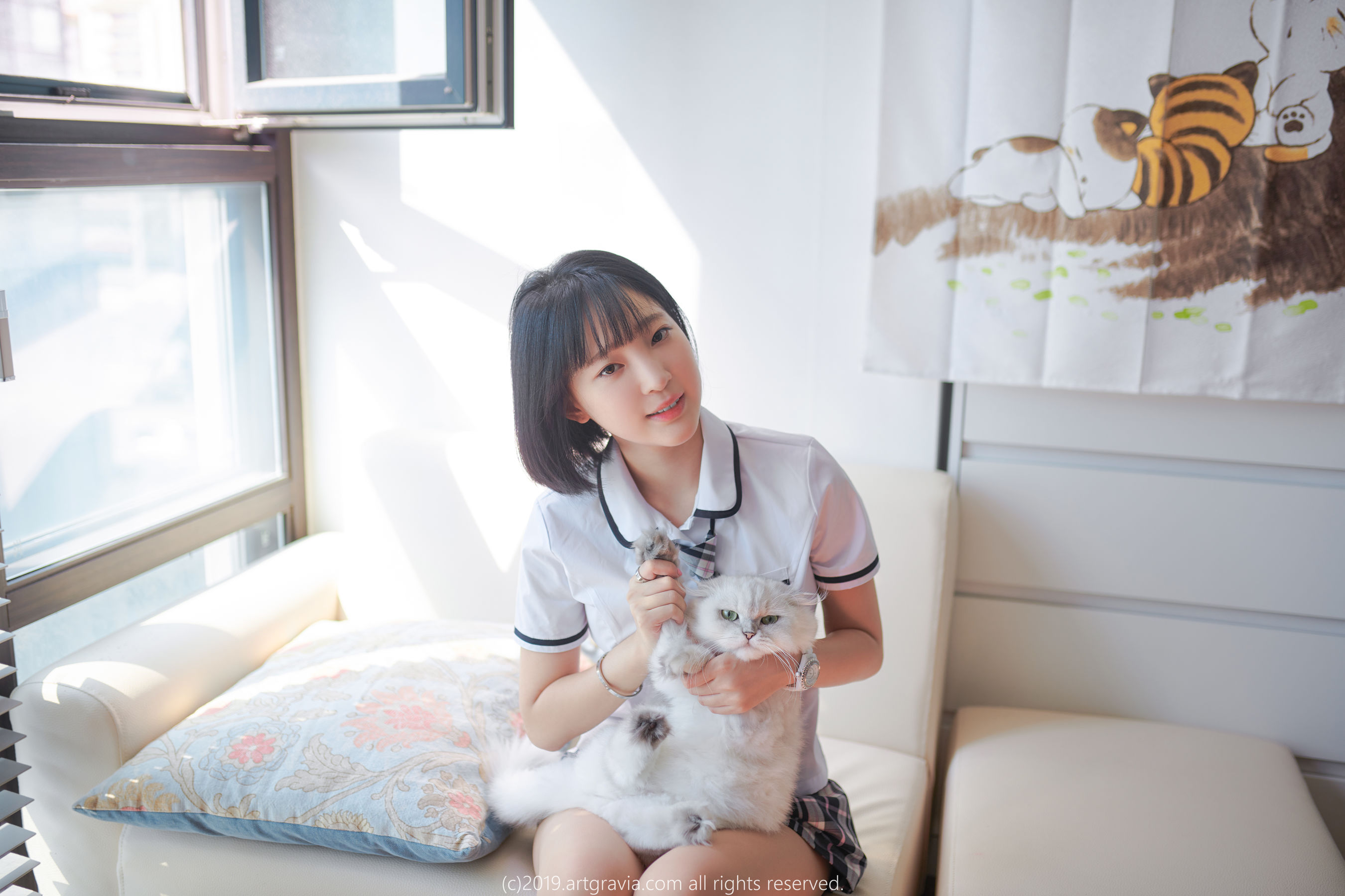 [ARTGRAVIA] VOL.105 Kang Inkyung [45P] - 秀人网免费无水印在线套图写真