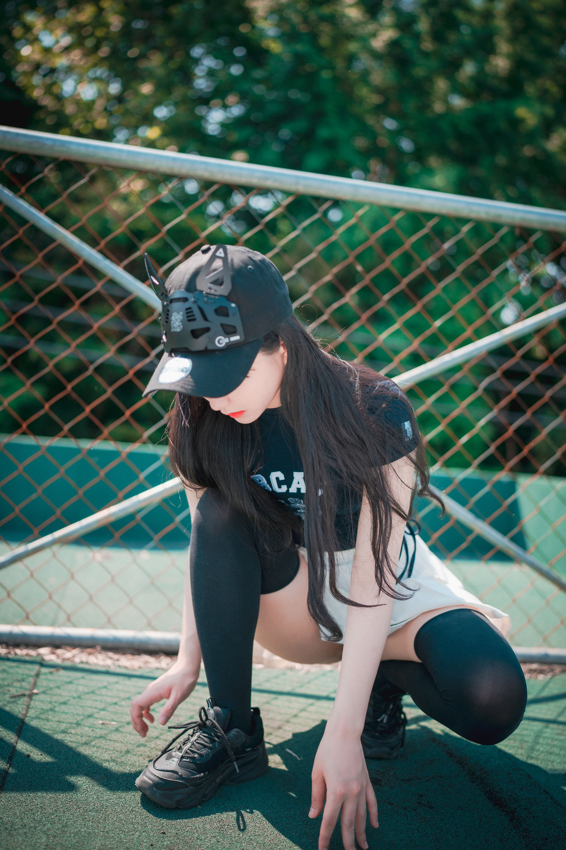 [DJAWA] Jeong Jenny – Classic Athletic Girl in Navy Blue [71P] - 秀人网免费无水印在线套图写真