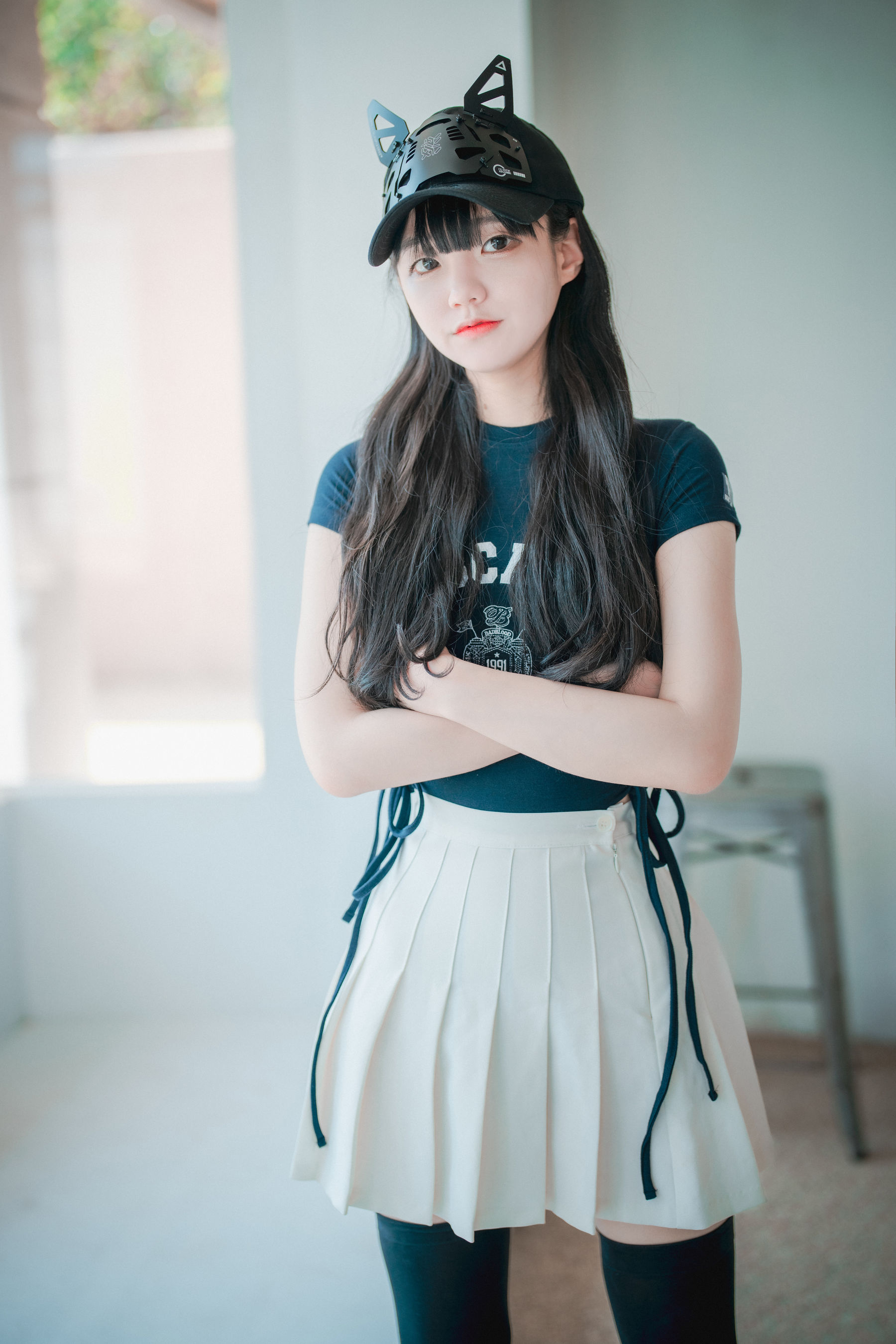 [DJAWA] Jeong Jenny – Classic Athletic Girl in Navy Blue [71P] - 秀人网免费无水印在线套图写真