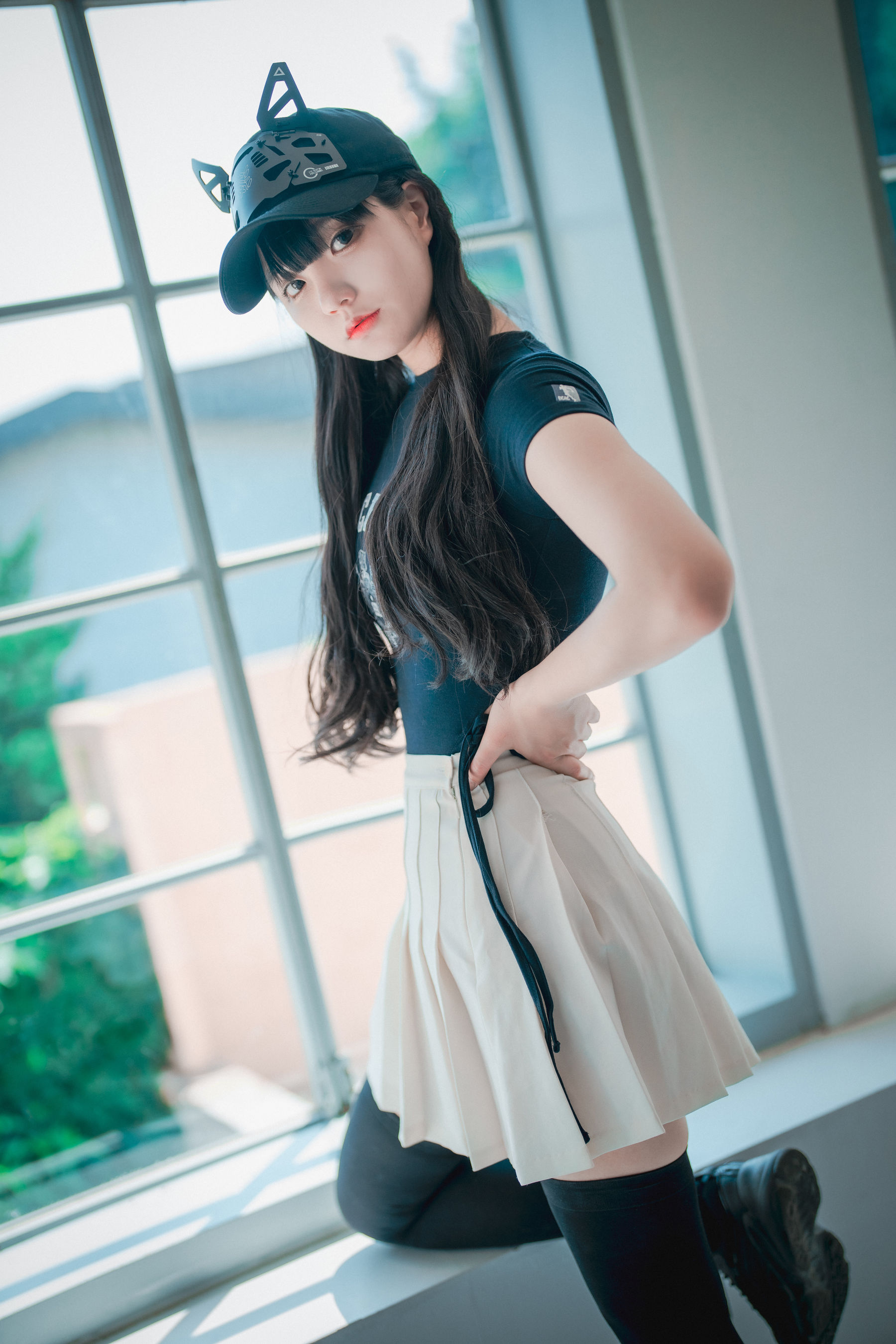 [DJAWA] Jeong Jenny – Classic Athletic Girl in Navy Blue [71P] - 秀人网免费无水印在线套图写真