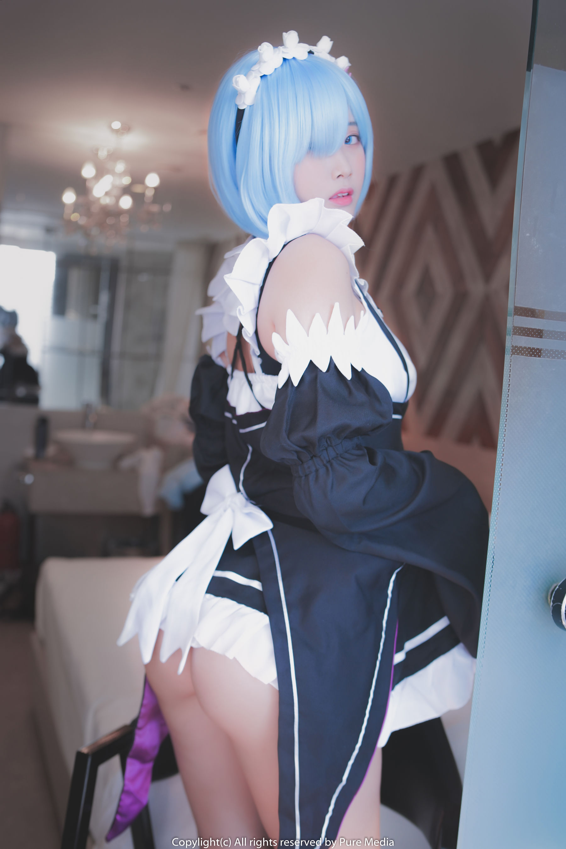 [PURE MEDIA] Vol.048 – Leechu [77P] - 秀人网免费无水印在线套图写真