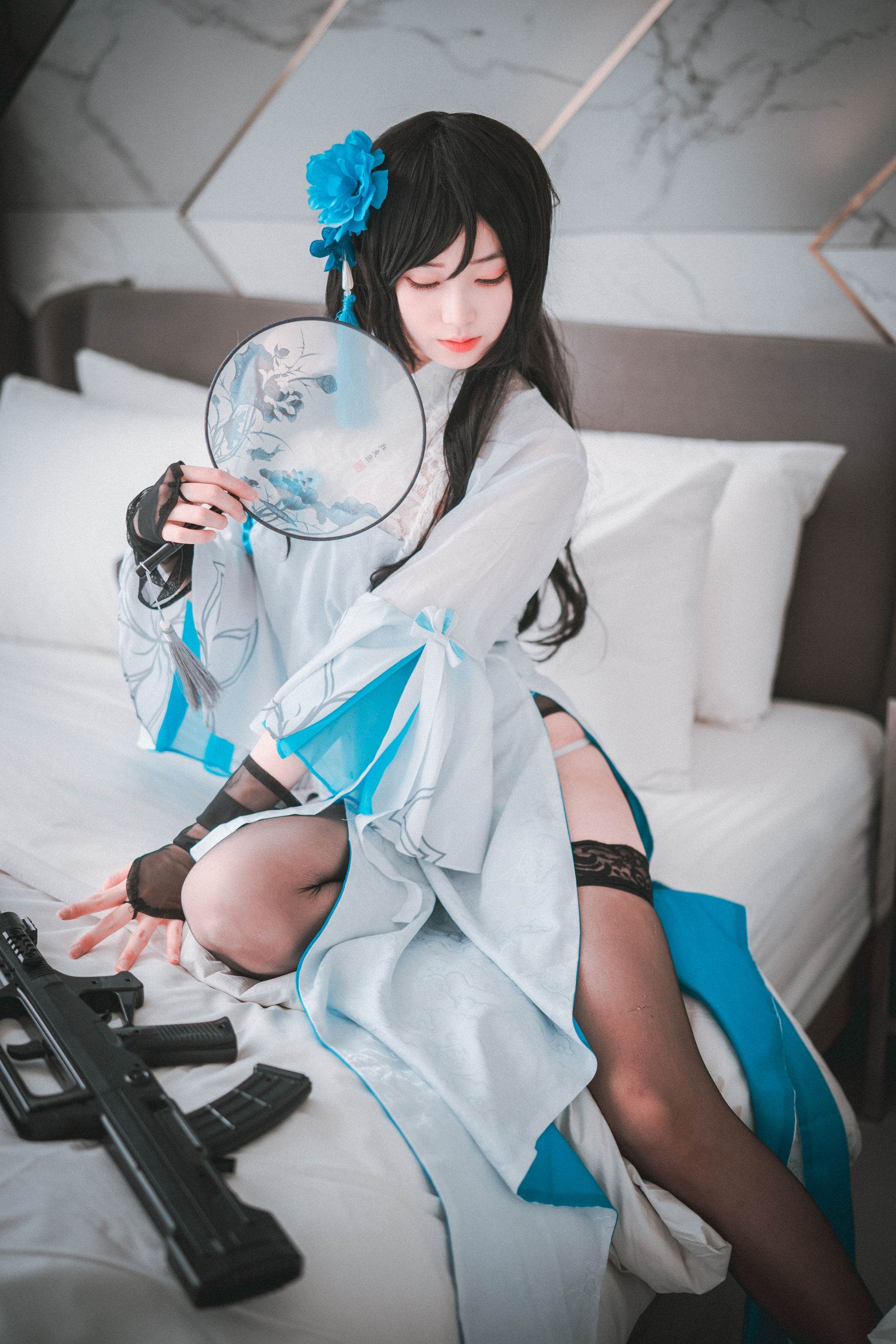 [DJAWA] BamBi – Type95 Jade Noisette Rose [46P] - 秀人网免费无水印在线套图写真