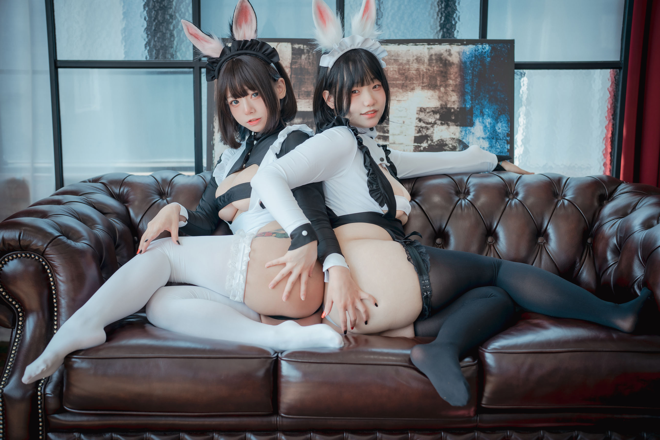 [DJAWA] Maruemon &#038; Mimmi – Maid Mansion W2 [122P] - 秀人网免费无水印在线套图写真