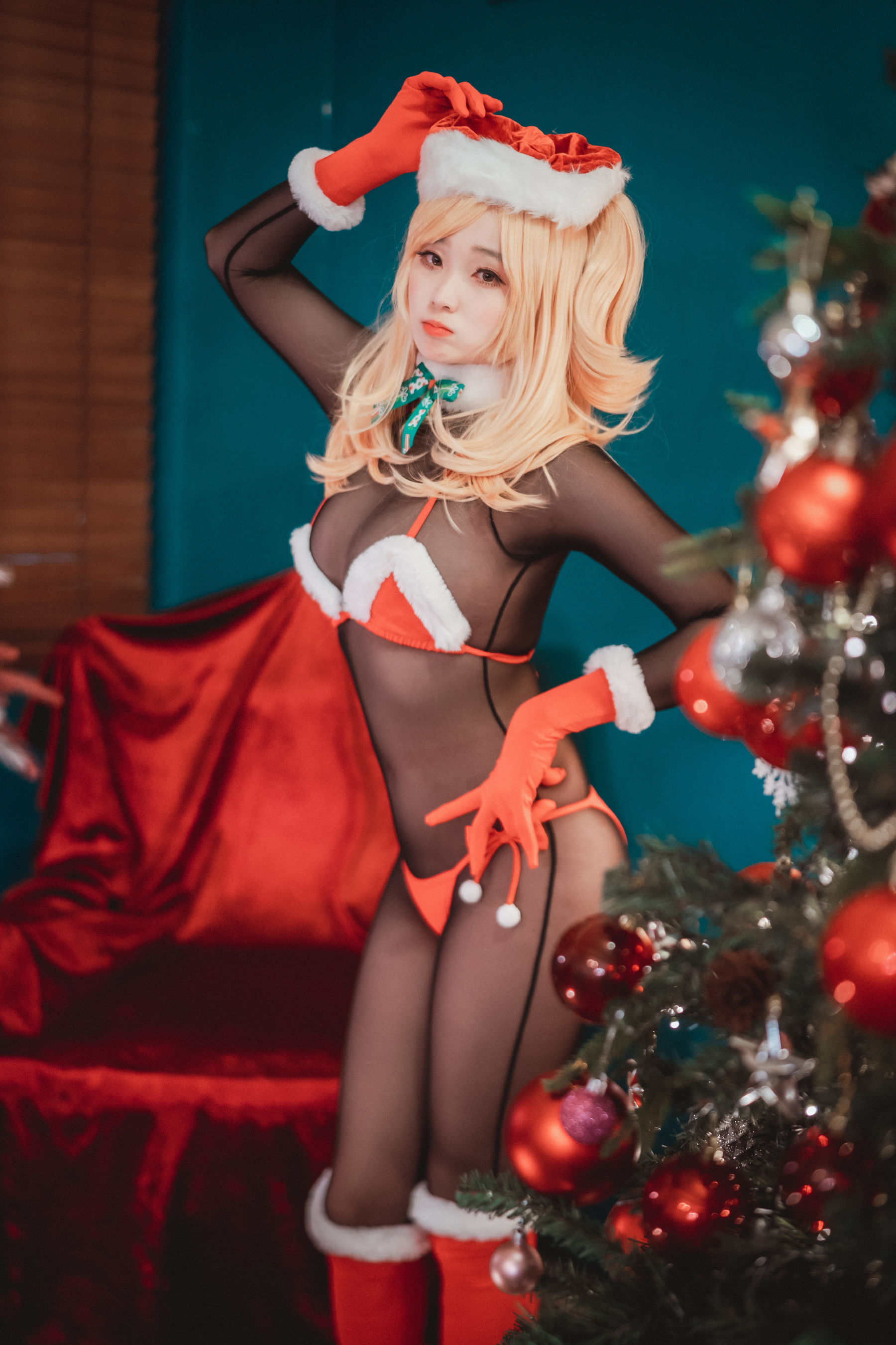 [DJAWA] Bambi – Christmas Special [47P] - 秀人网免费无水印在线套图写真