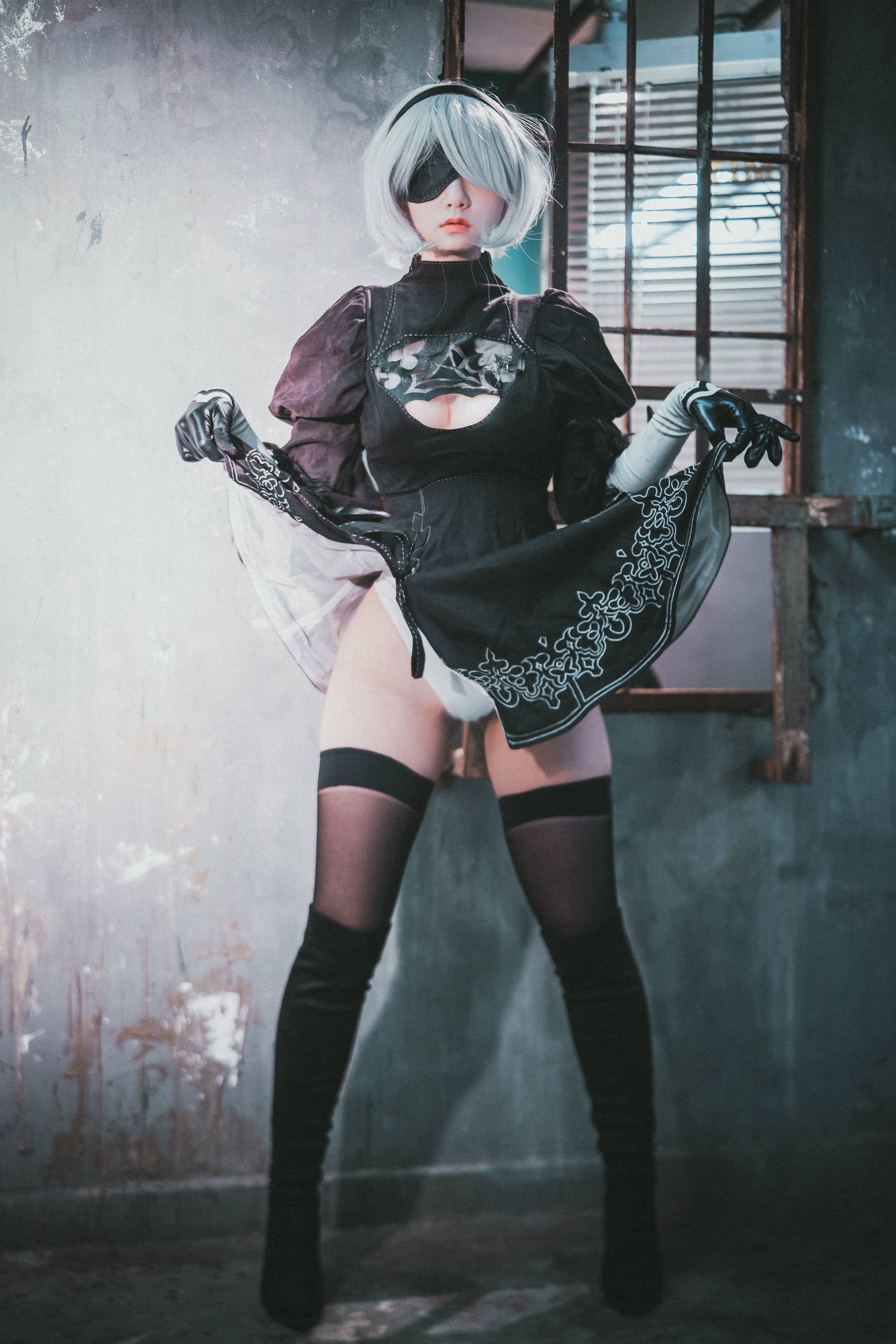 [DJAWA] Jenny – NieR Automata 2B [47P] - 秀人网免费无水印在线套图写真
