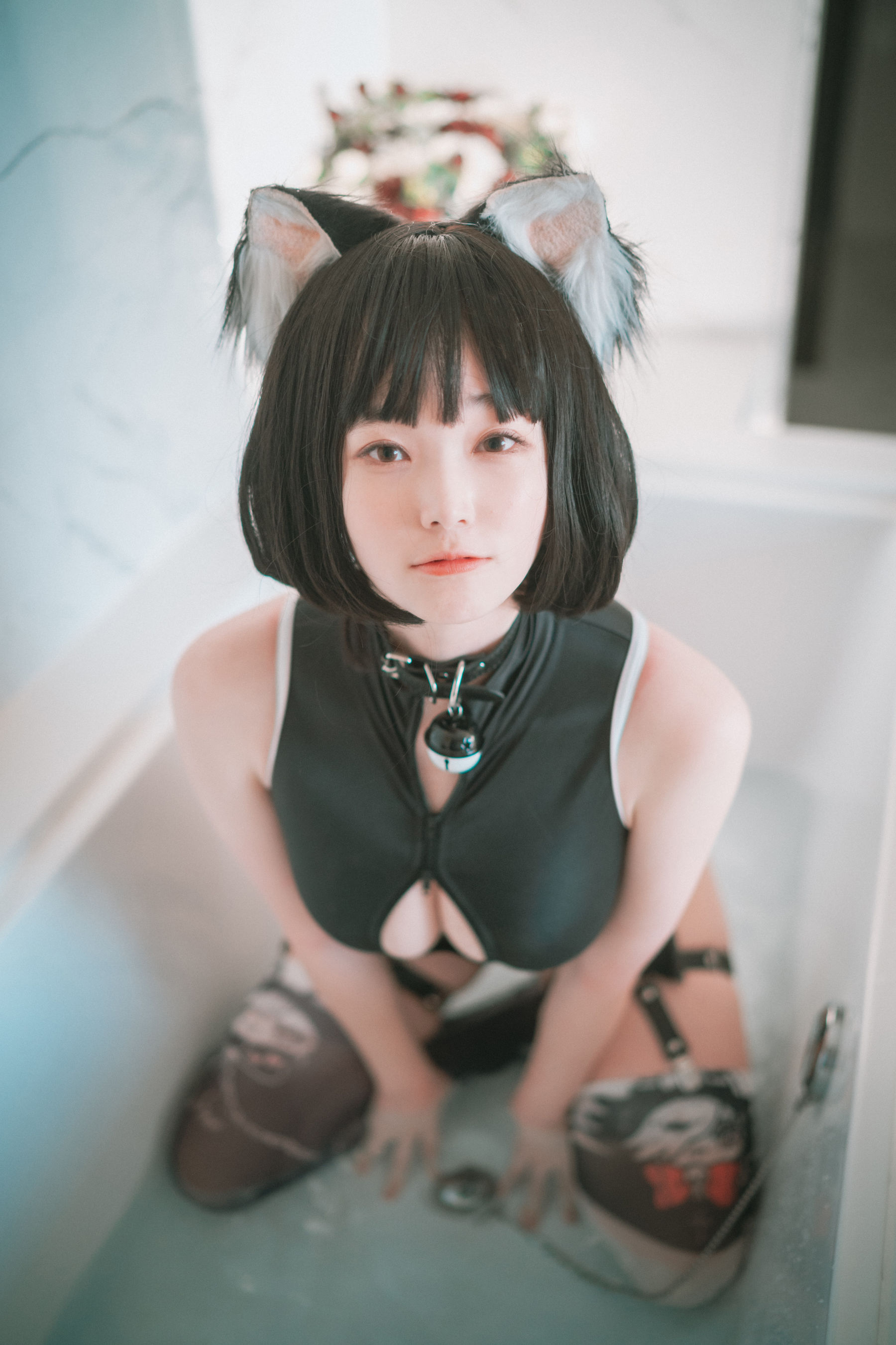 [DJAWA] Bambi – Le chat deteste la douche [25P] - 秀人网免费无水印在线套图写真