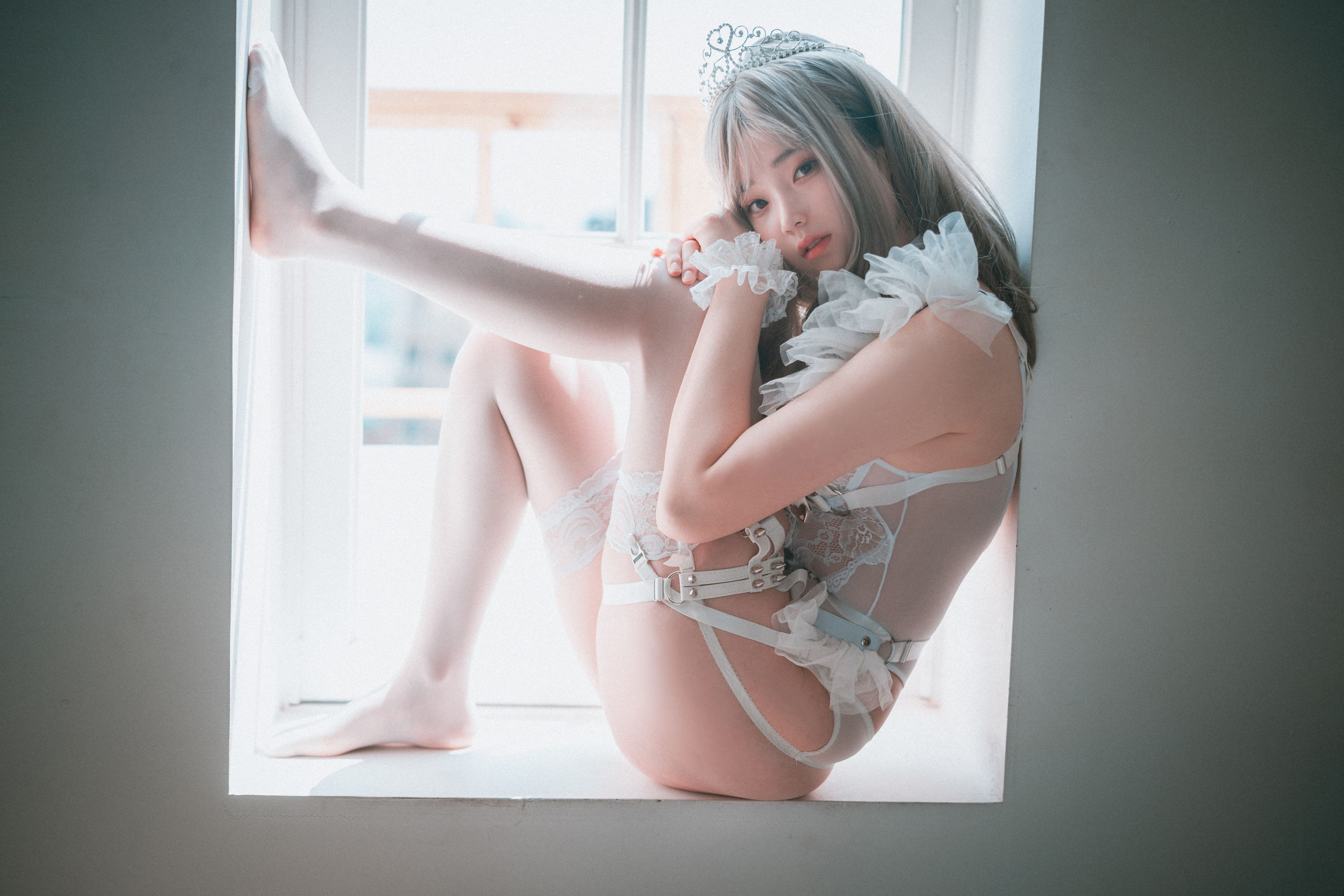[DJAWA] BamBi – Reine de Blanc (B-side) [63P] - 秀人网免费无水印在线套图写真