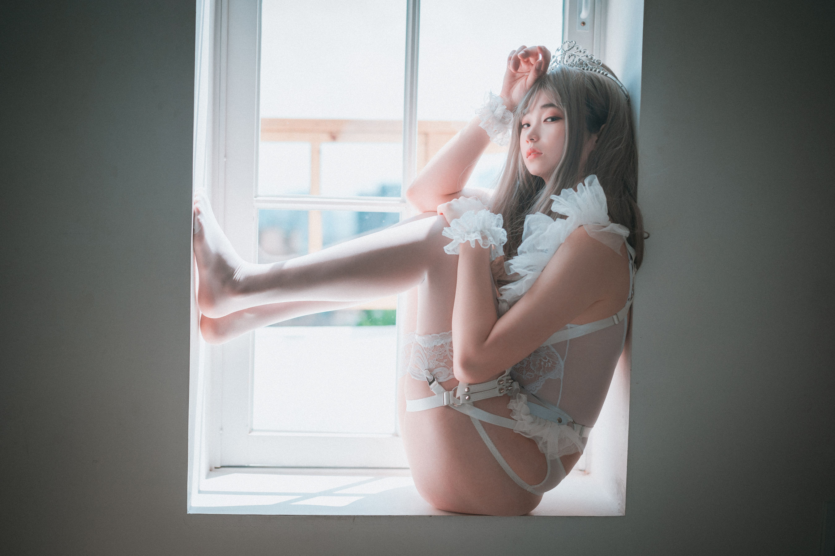 [DJAWA] BamBi – Reine de Blanc (B-side) [63P] - 秀人网免费无水印在线套图写真