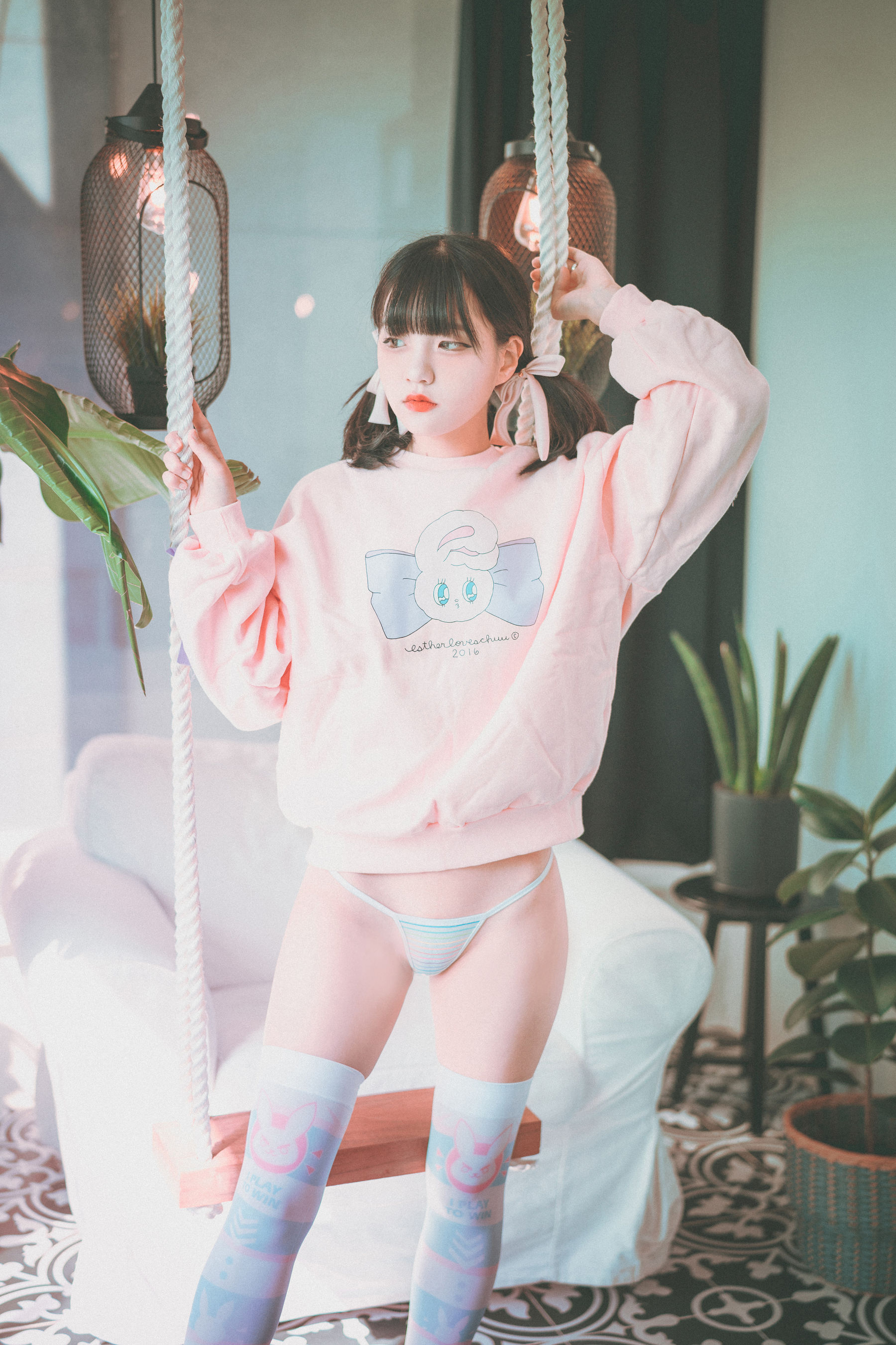 [DJAWA] Jenny – Lovely Pink [34P] - 秀人网免费无水印在线套图写真