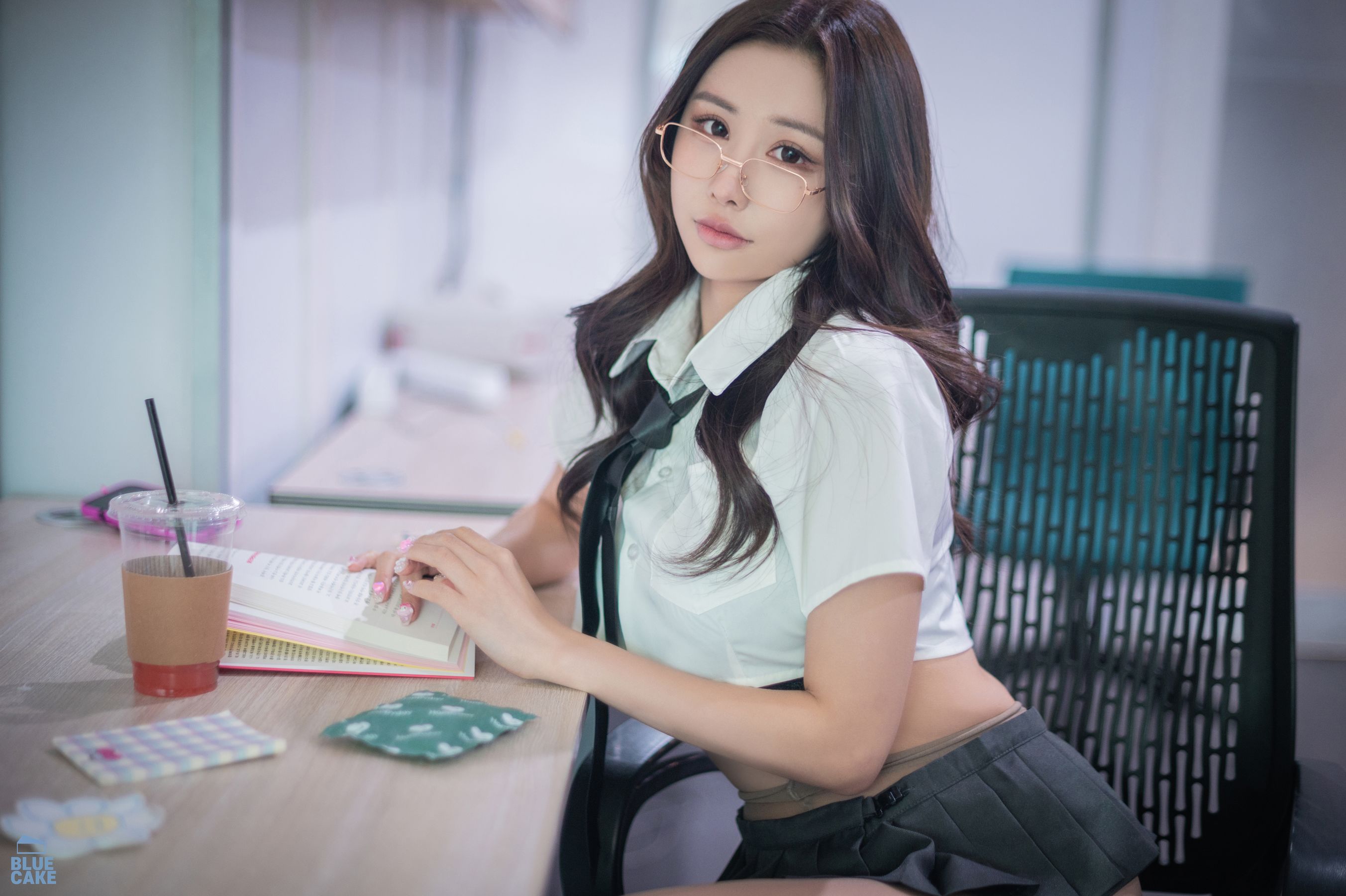 [BLUECAKE] YeonYu Study Harder [140P] - 秀人网免费无水印在线套图写真