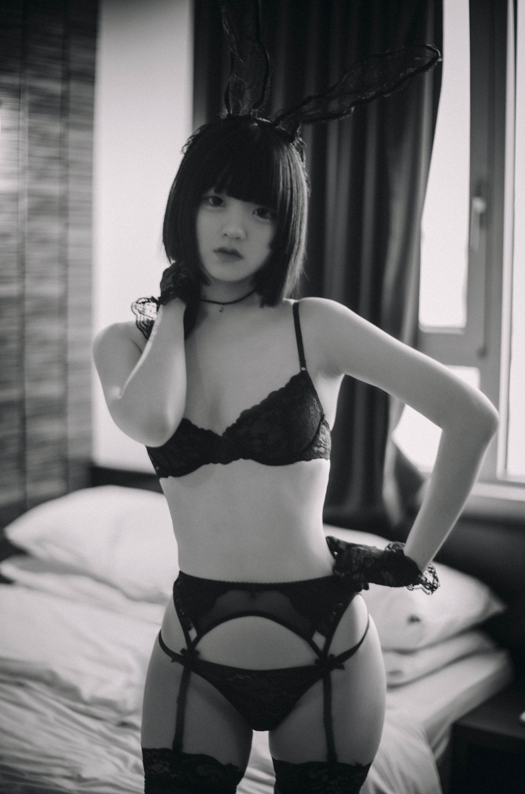 DJAWA Jenny – Blanc et Noir Jenny [86P] - 秀人网免费无水印在线套图写真