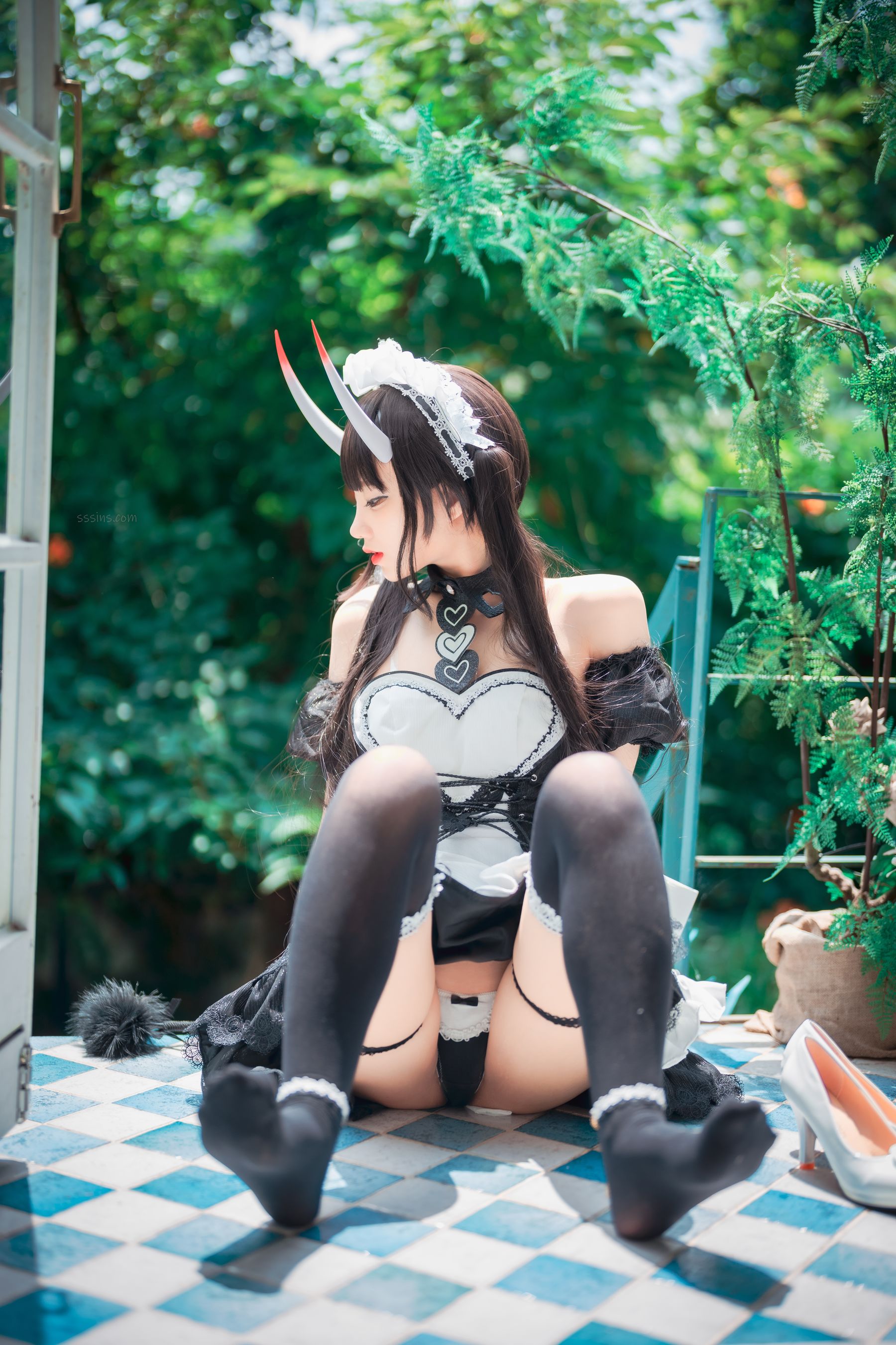 DJAWA Jenny – Maid Mansion Noshiro [126P] - 秀人网免费无水印在线套图写真