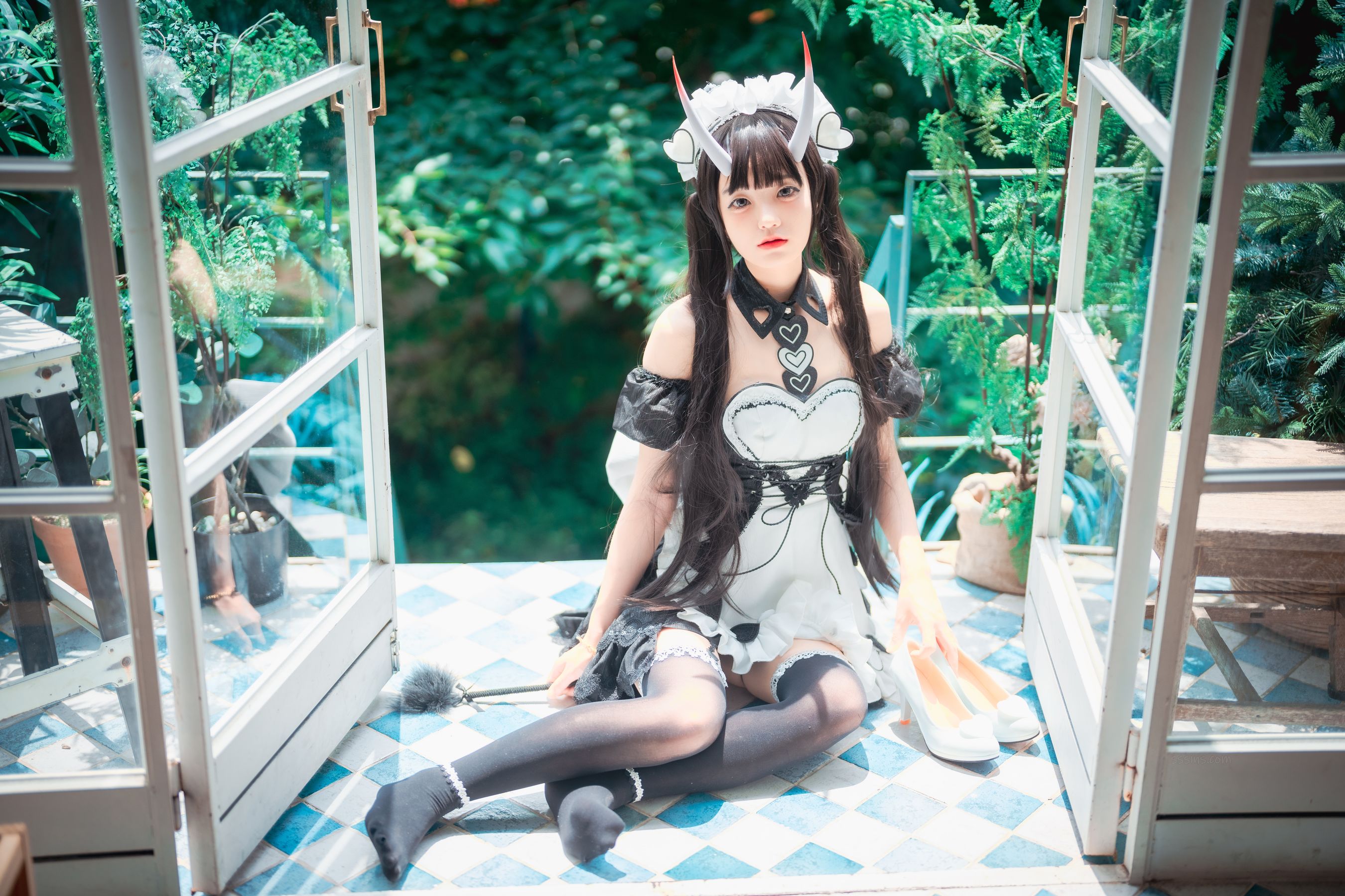DJAWA Jenny – Maid Mansion Noshiro [126P] - 秀人网免费无水印在线套图写真