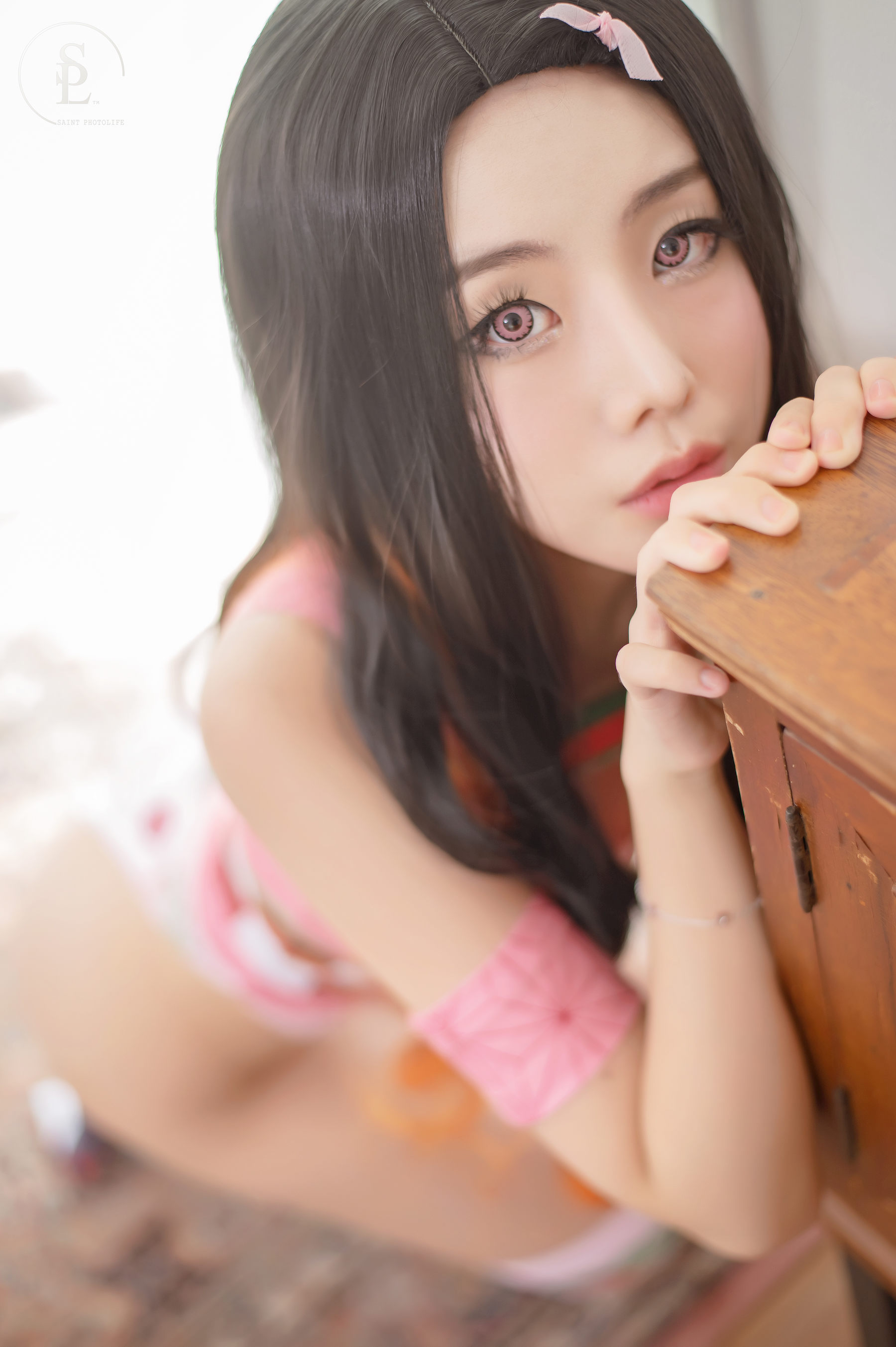 [saintphotolife] Yuna – No.03 Nezuko x Shinobu [65P] - 秀人网免费无水印在线套图写真
