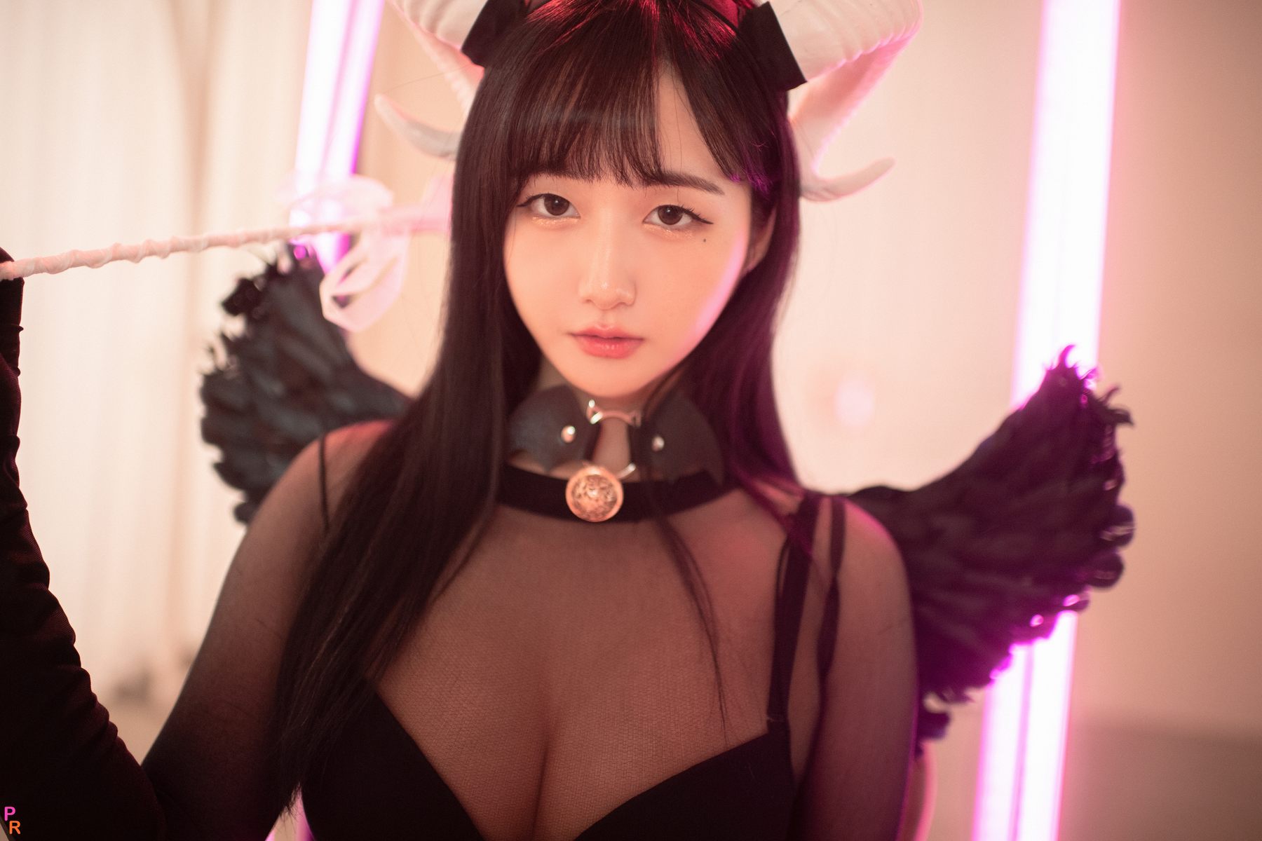 [PINK RIBBON] Jina – Succubus perspective [59P] - 秀人网免费无水印在线套图写真