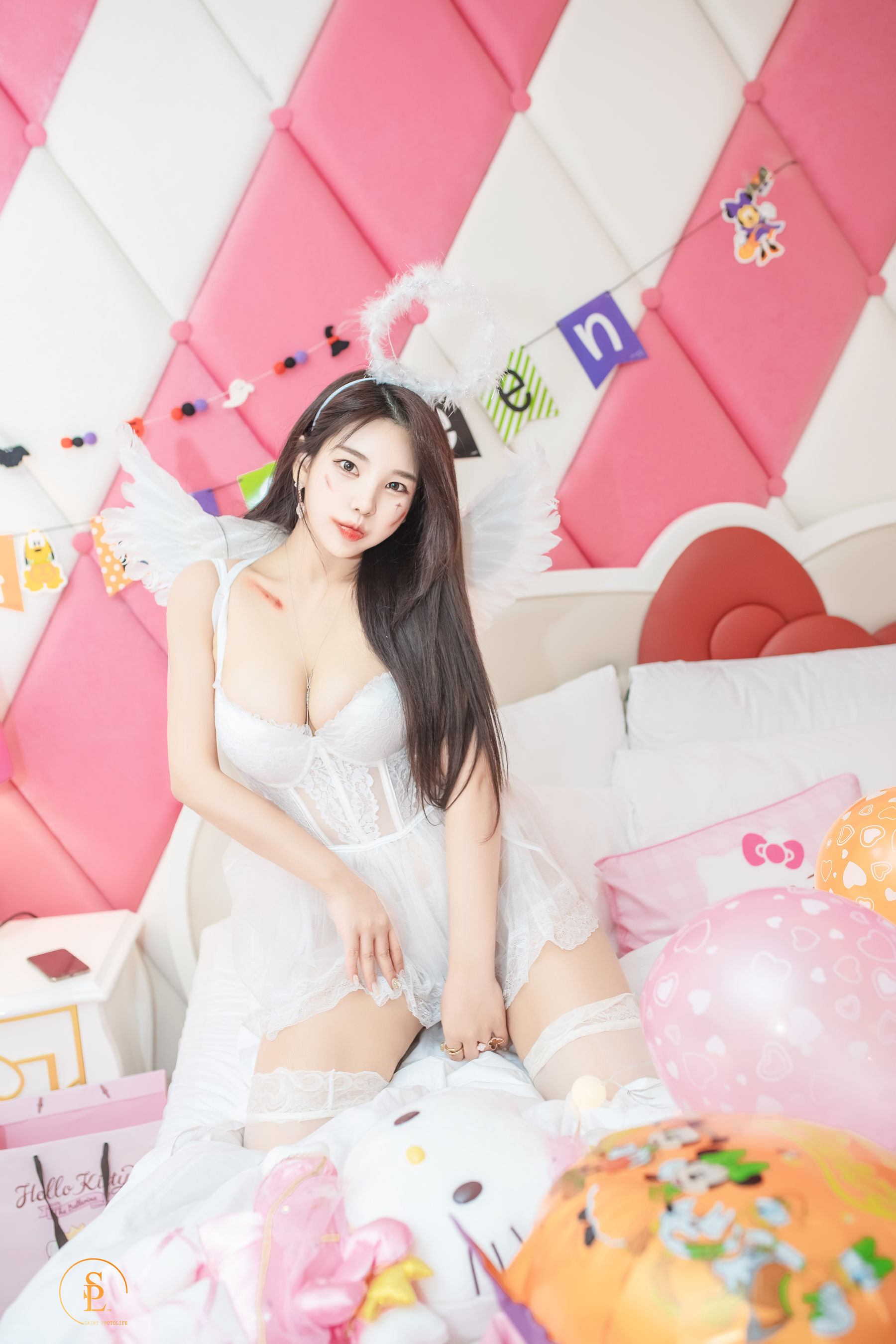 [saintphotolife] Zzyuri – Vol.16 Pink Halloween [58P] - 秀人网免费无水印在线套图写真