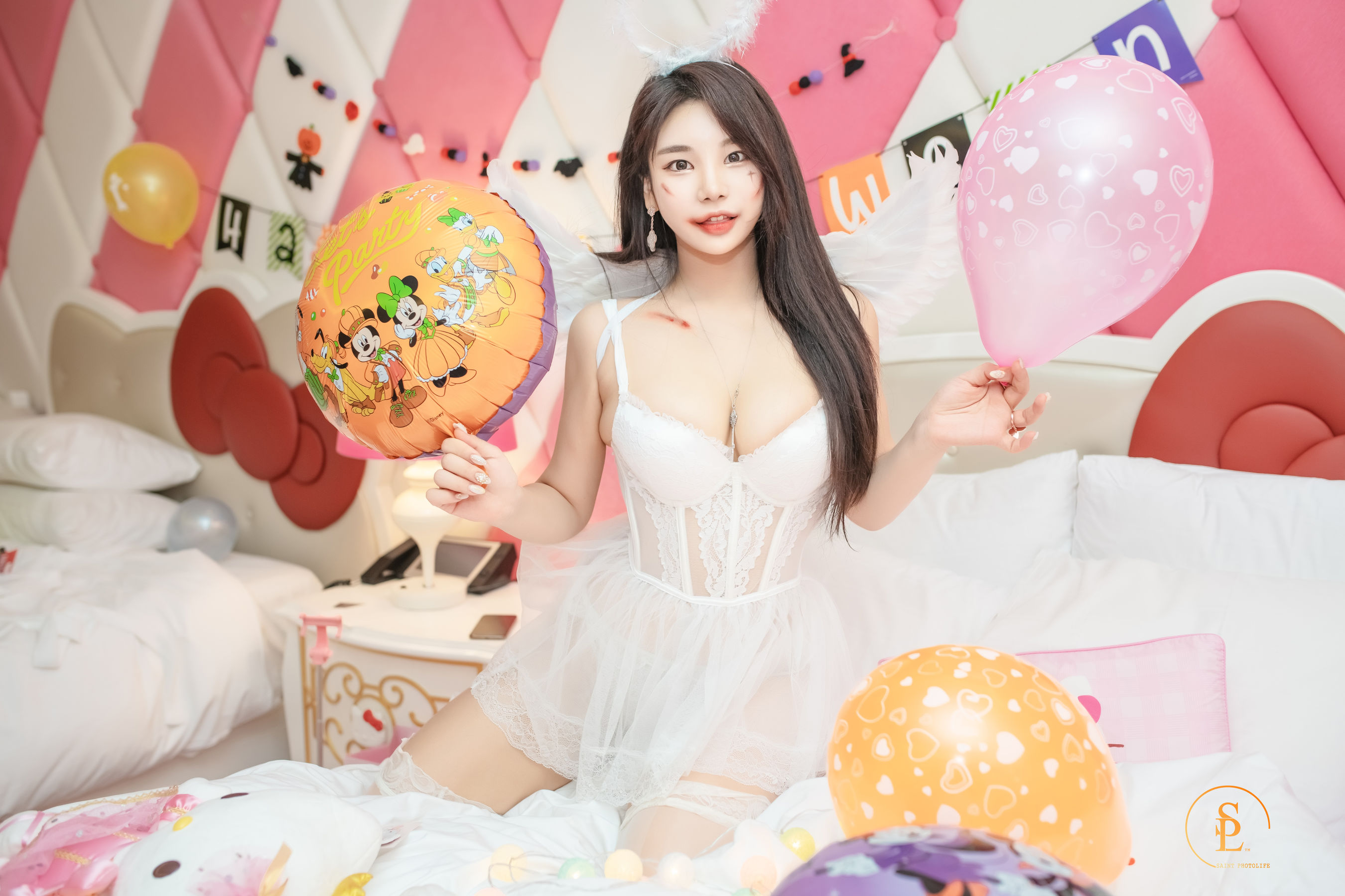 [saintphotolife] Zzyuri – Vol.16 Pink Halloween [58P] - 秀人网免费无水印在线套图写真