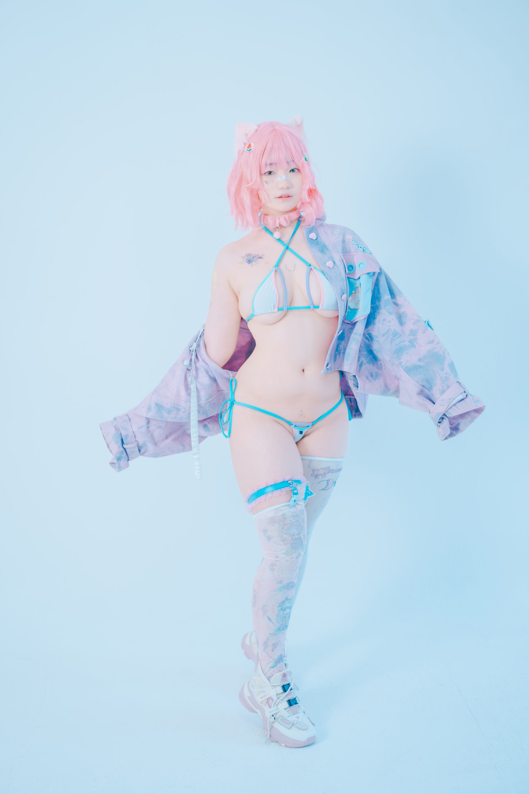 [DJAWA] Mimmi × Ceyatic – Pop Kitty Party [124P] - 秀人网免费无水印在线套图写真