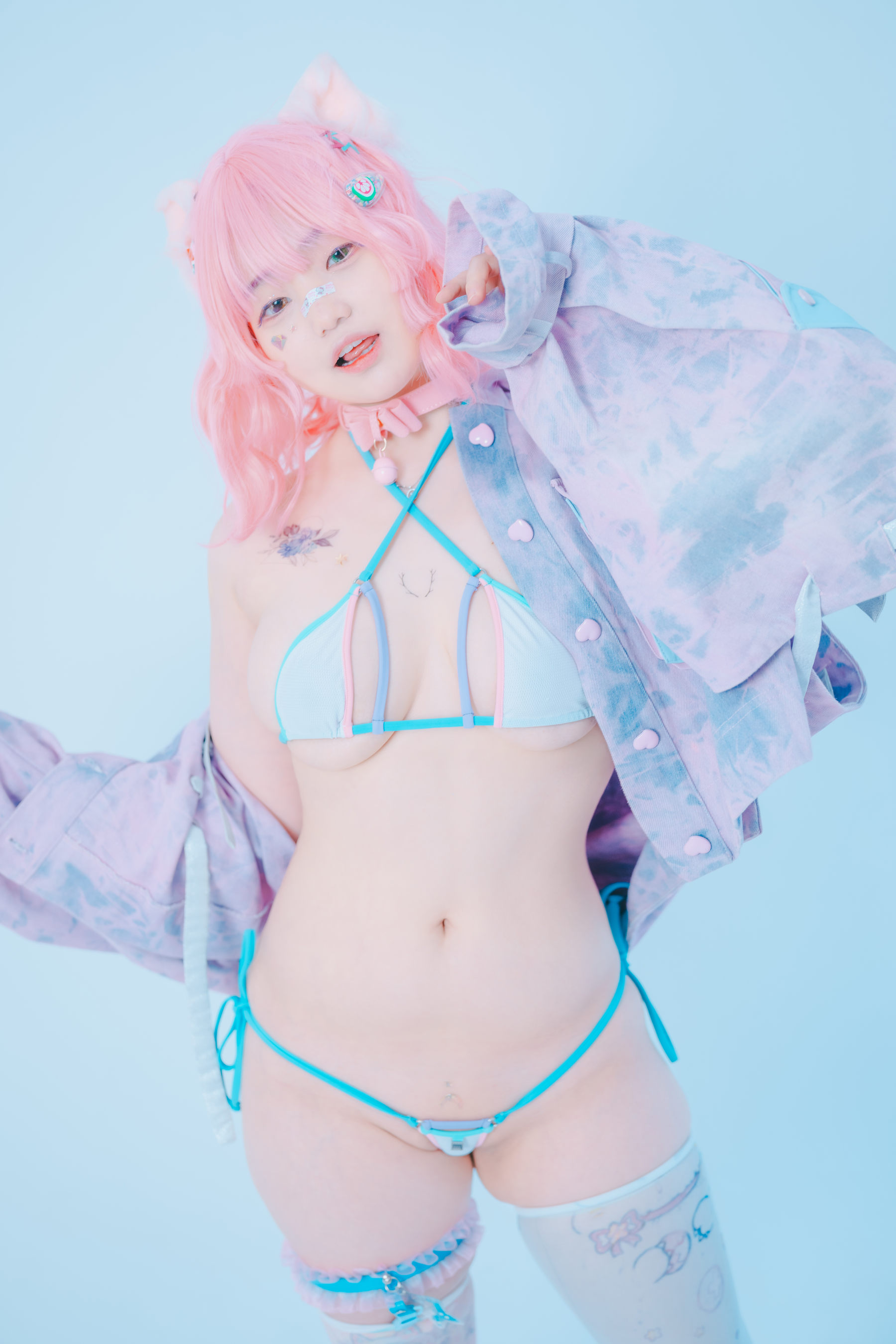 [DJAWA] Mimmi × Ceyatic – Pop Kitty Party [124P] - 秀人网免费无水印在线套图写真