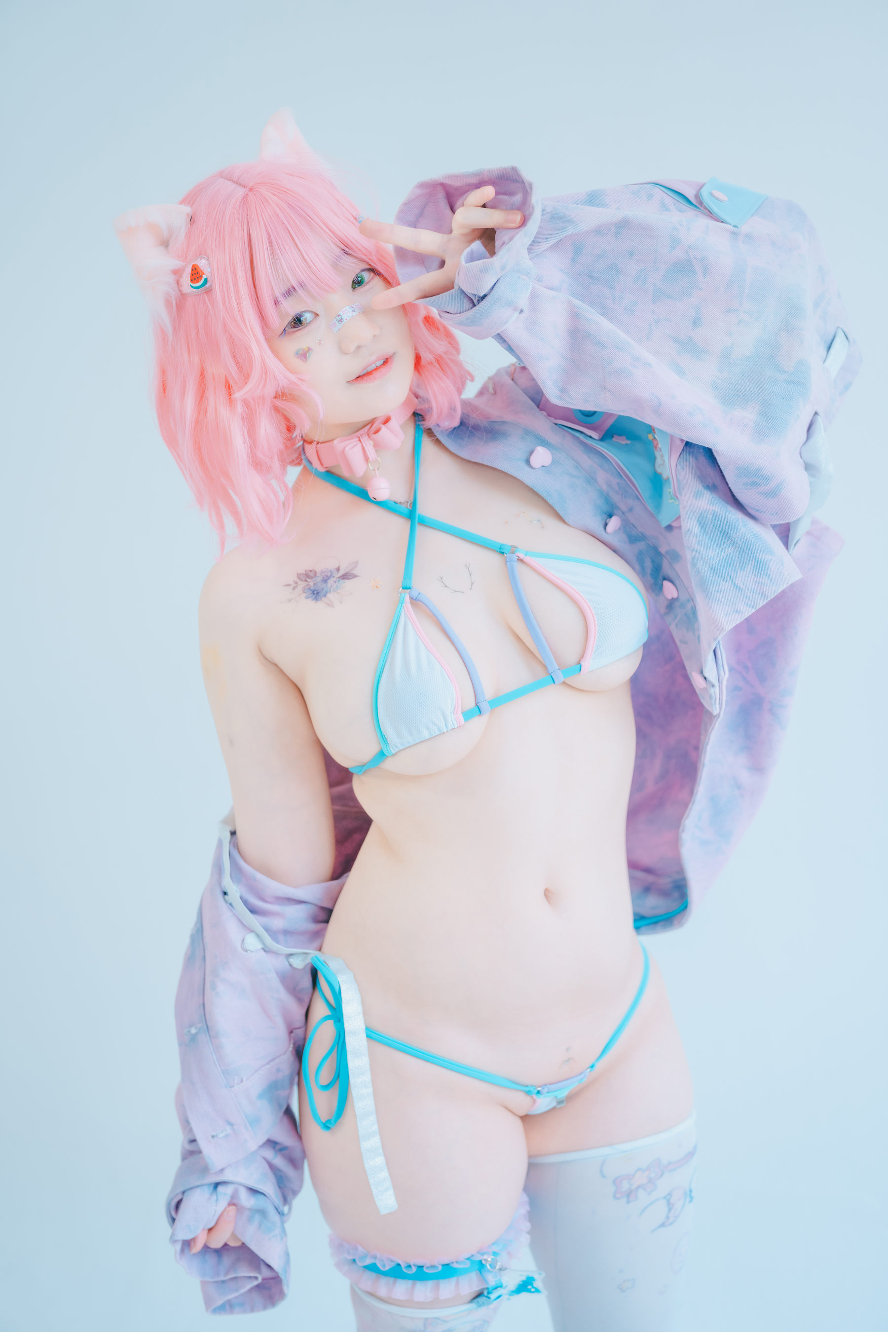 [DJAWA] Mimmi × Ceyatic – Pop Kitty Party [124P] - 秀人网免费无水印在线套图写真