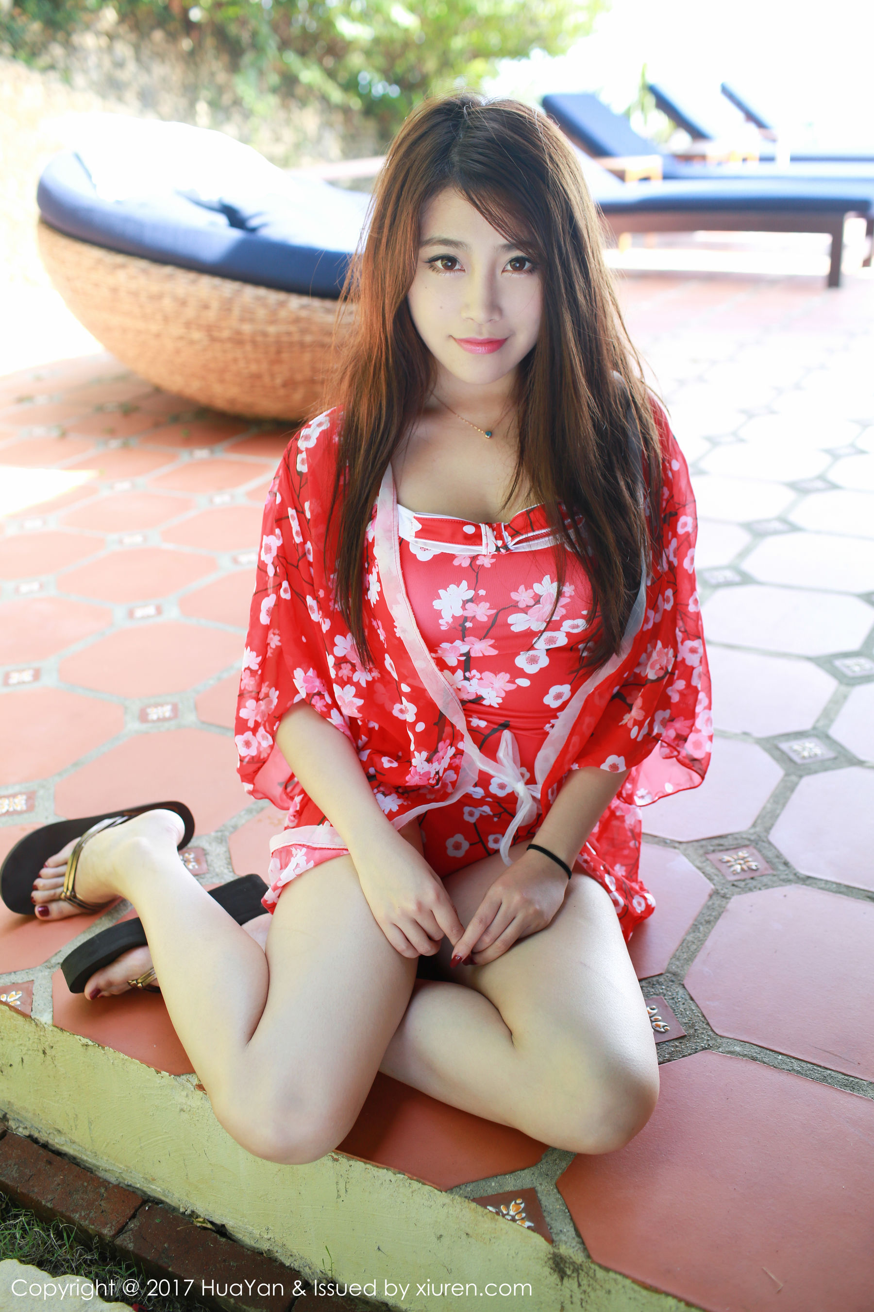 图片[5]-许诺Sabrina《粉嫩和服+校服系列》 HUAYAN 花の颜 Vol.019 [53P]-COS写真在线网
