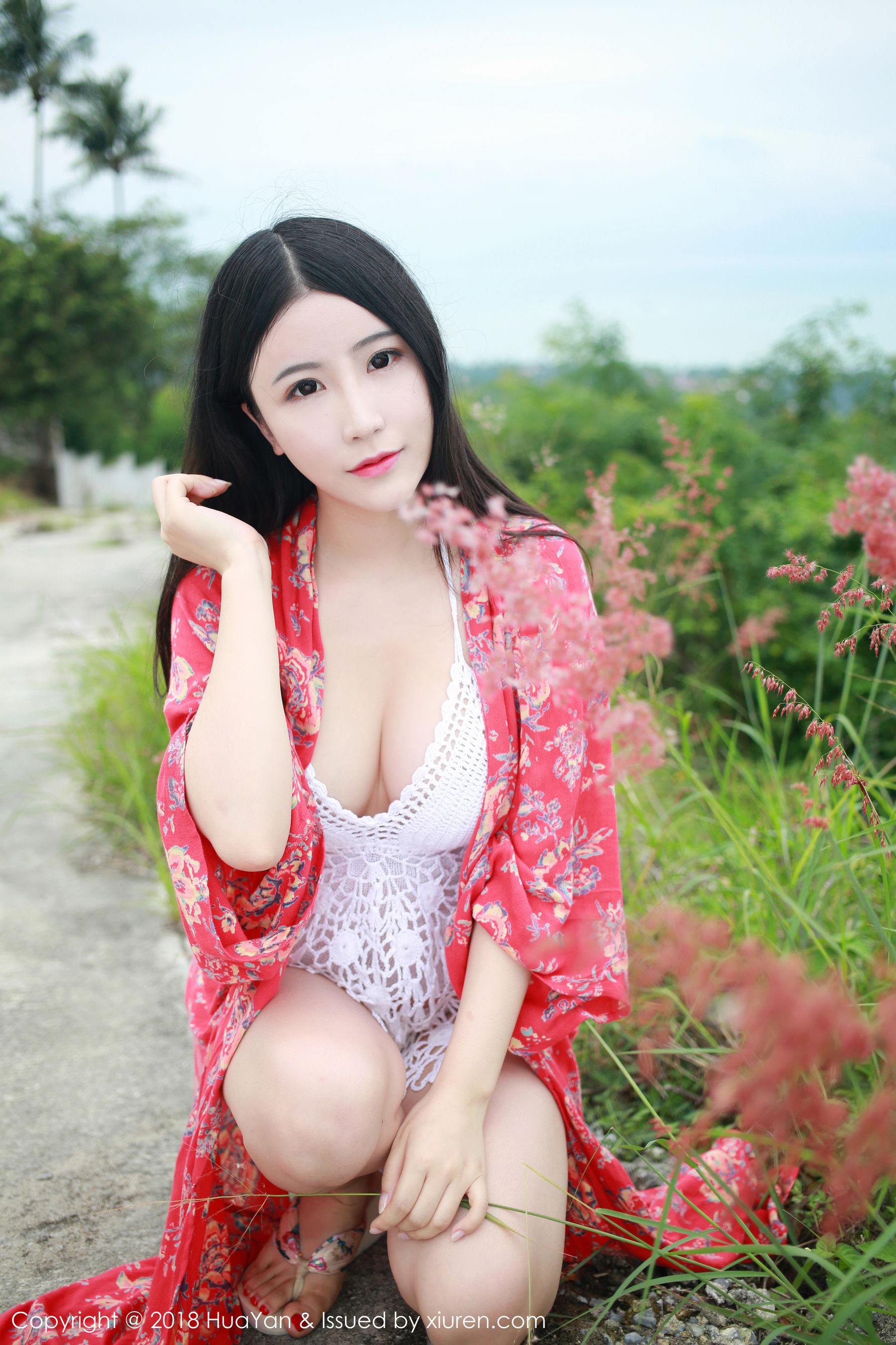图片[2]-谢芷馨Sindy《泰国苏梅岛旅拍》第2套 HUAYAN 花の颜 Vol.055 [40P]-COS写真在线网