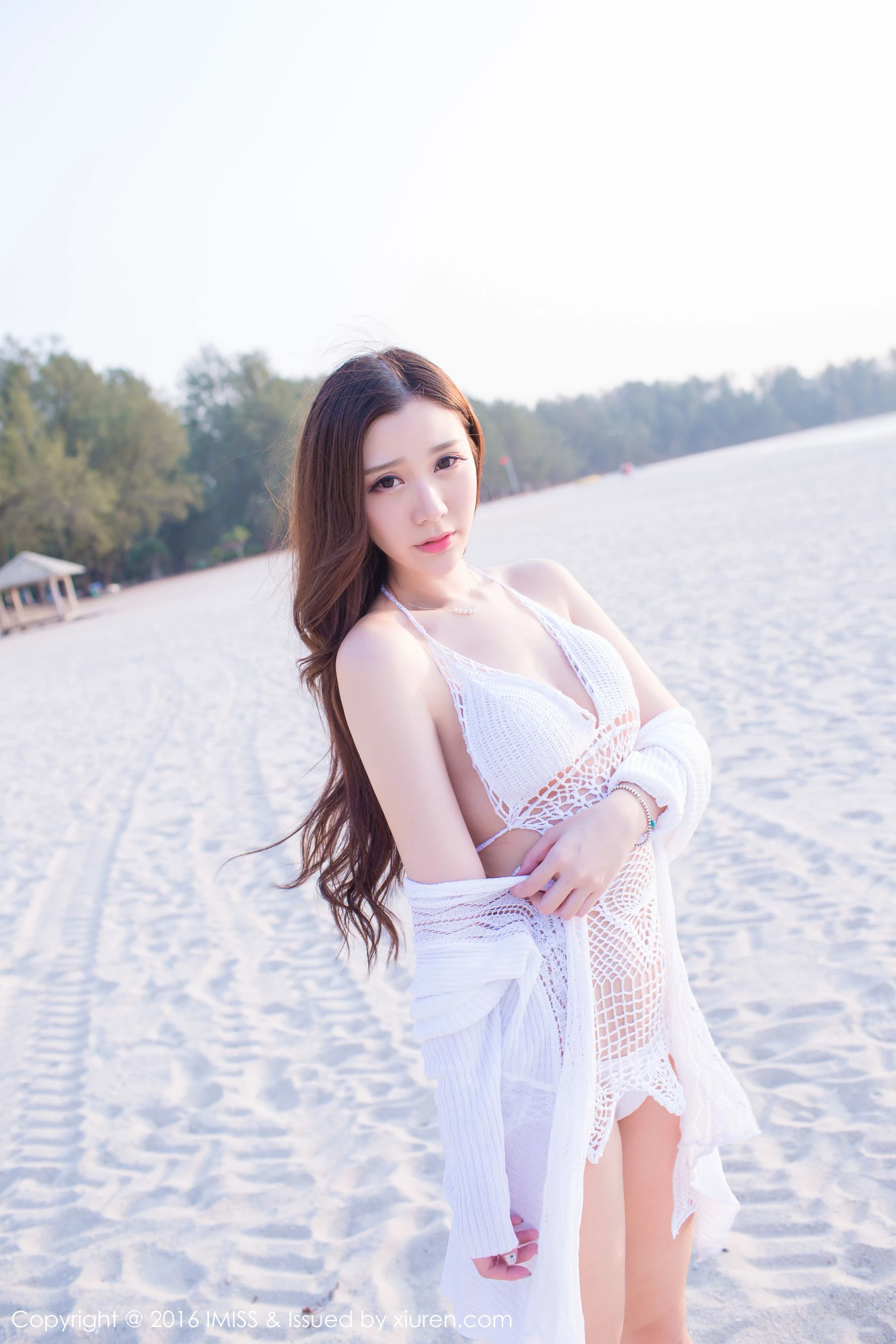 图片[6]-淼淼萌萌哒《极品女神清新泳装系列》 爱蜜社IMiss Vol.084-COS写真在线网