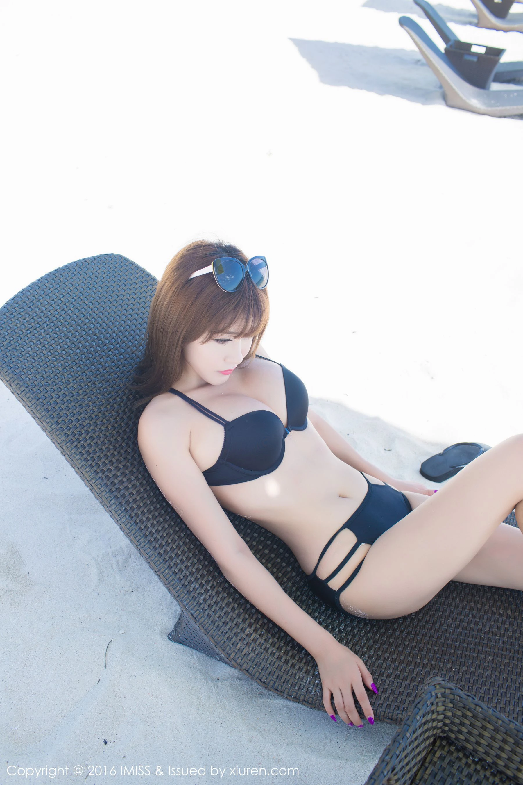 图片[4]-程小烦不烦《性感比基尼+蕾丝马甲内衣》 爱蜜社IMiss Vol.059-COS写真在线网
