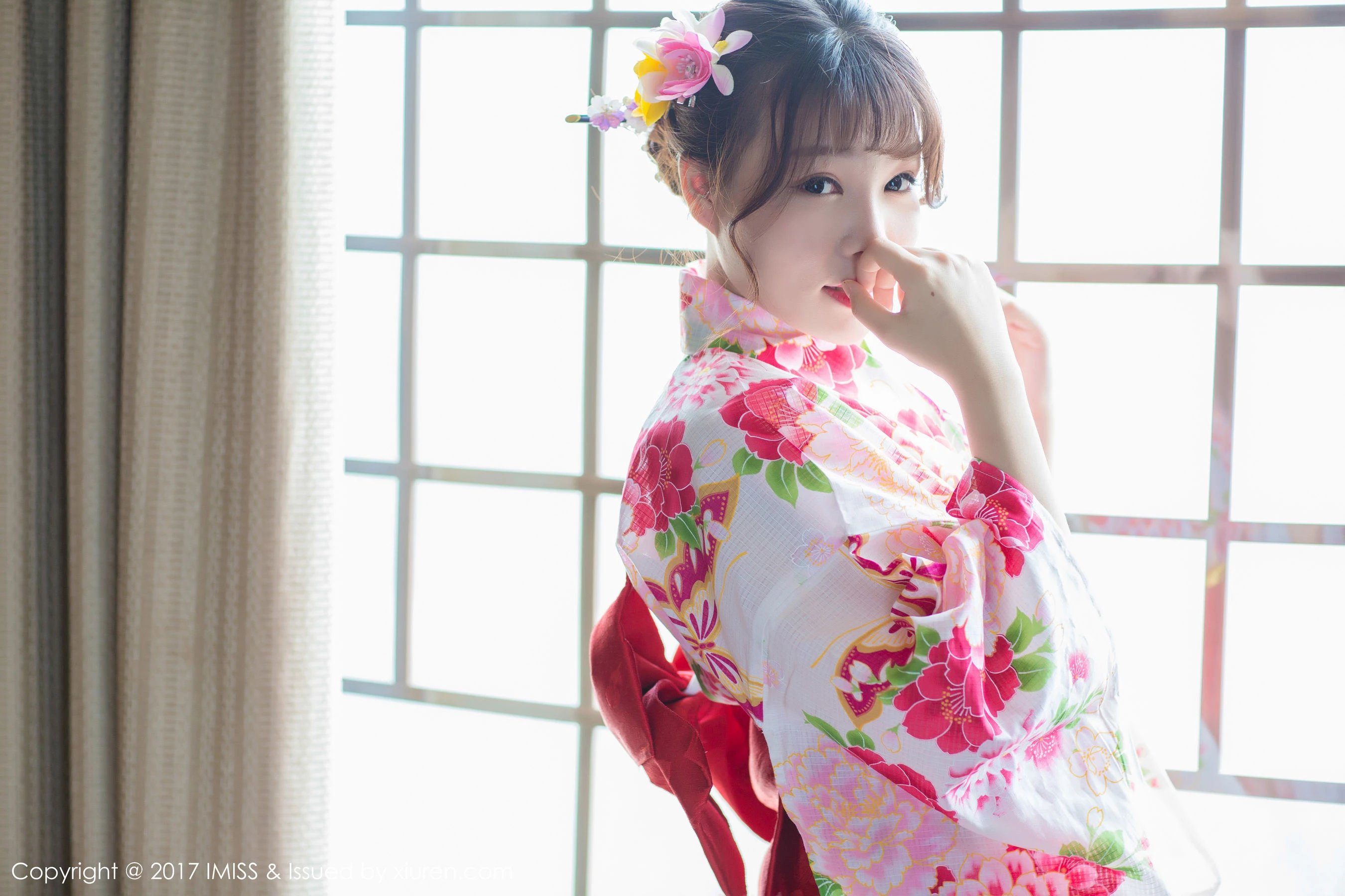 图片[4]-芝芝Booty《日系和服+迷你比基尼》 爱蜜社 VOL.170-COS写真在线网