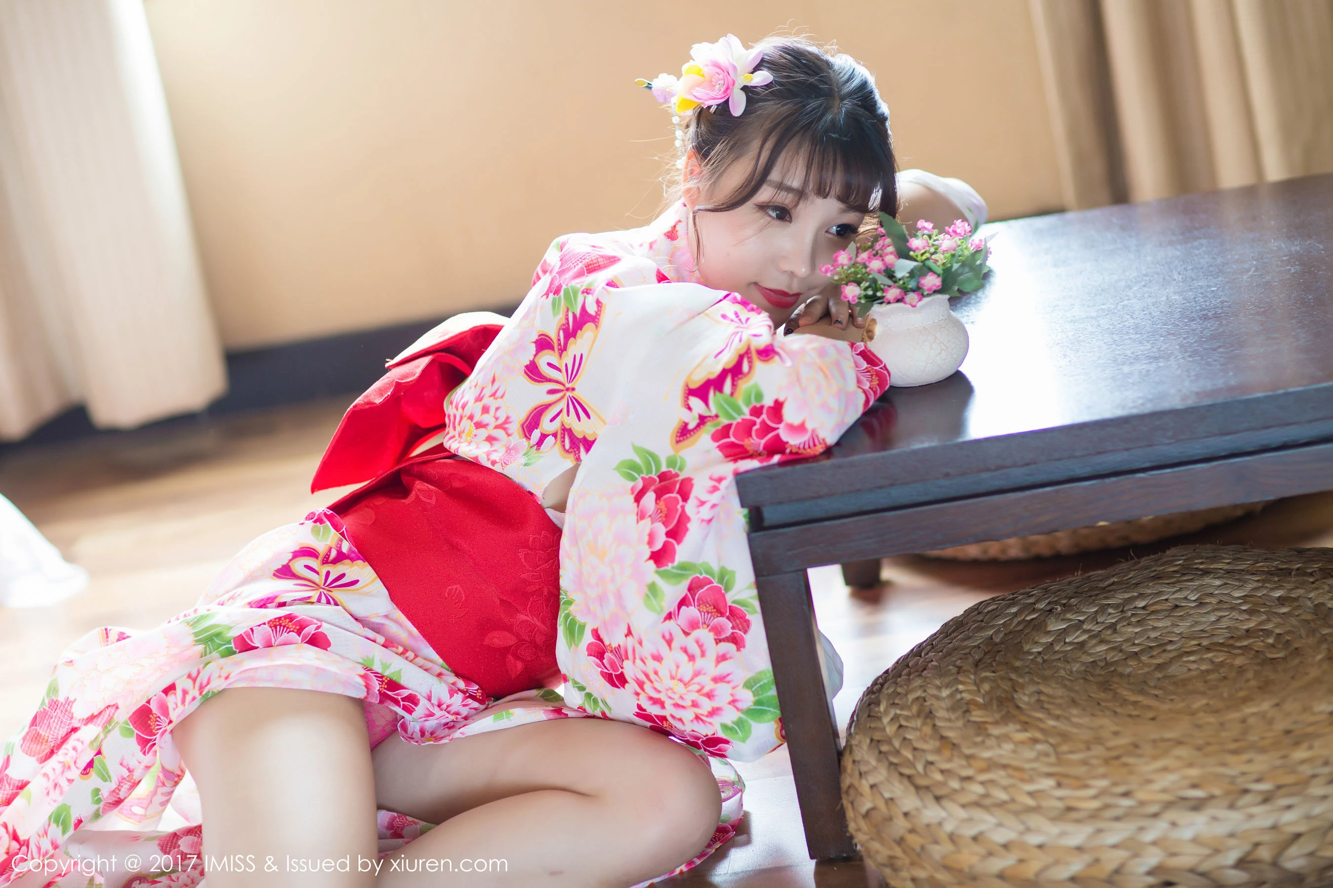 图片[5]-芝芝Booty《日系和服+迷你比基尼》 爱蜜社 VOL.170-COS写真在线网