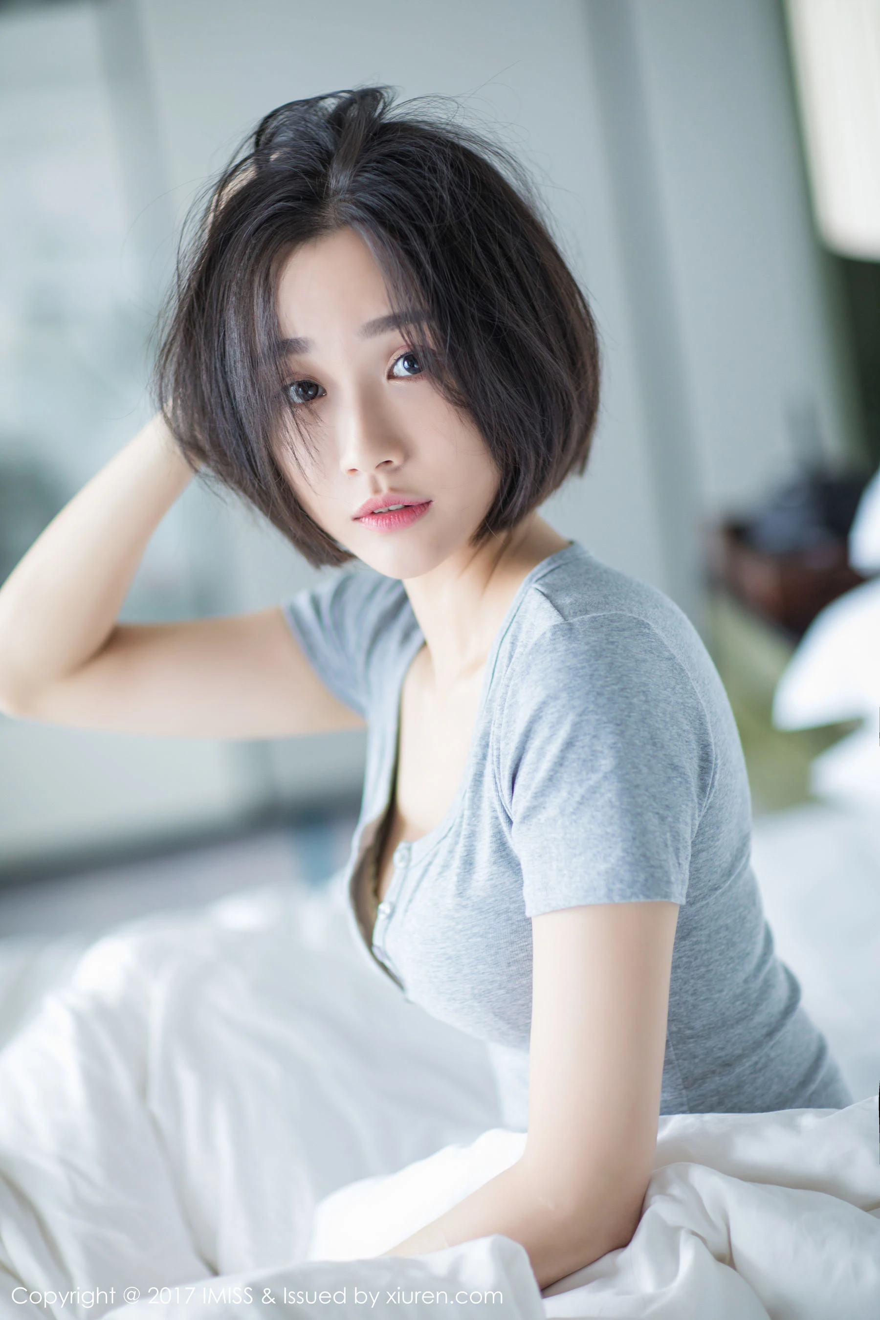 图片[6]-莉雅Livia《日系短发女神》 爱蜜社 VOL.178-COS写真在线网