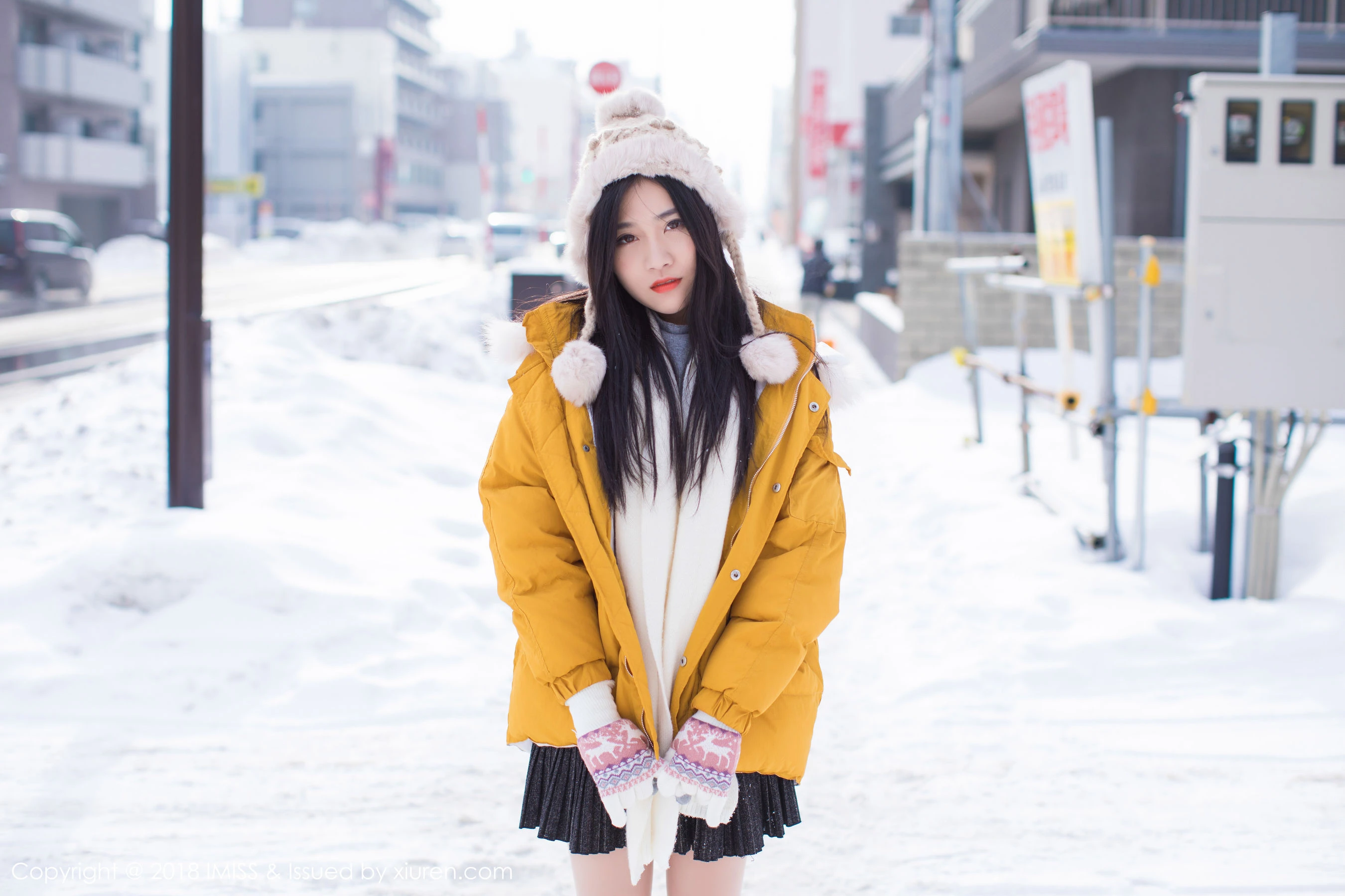 许诺Sabrina《北海道旅拍第三套》 爱蜜社IMiss Vol.254 - 秀人网免费无水印在线套图写真