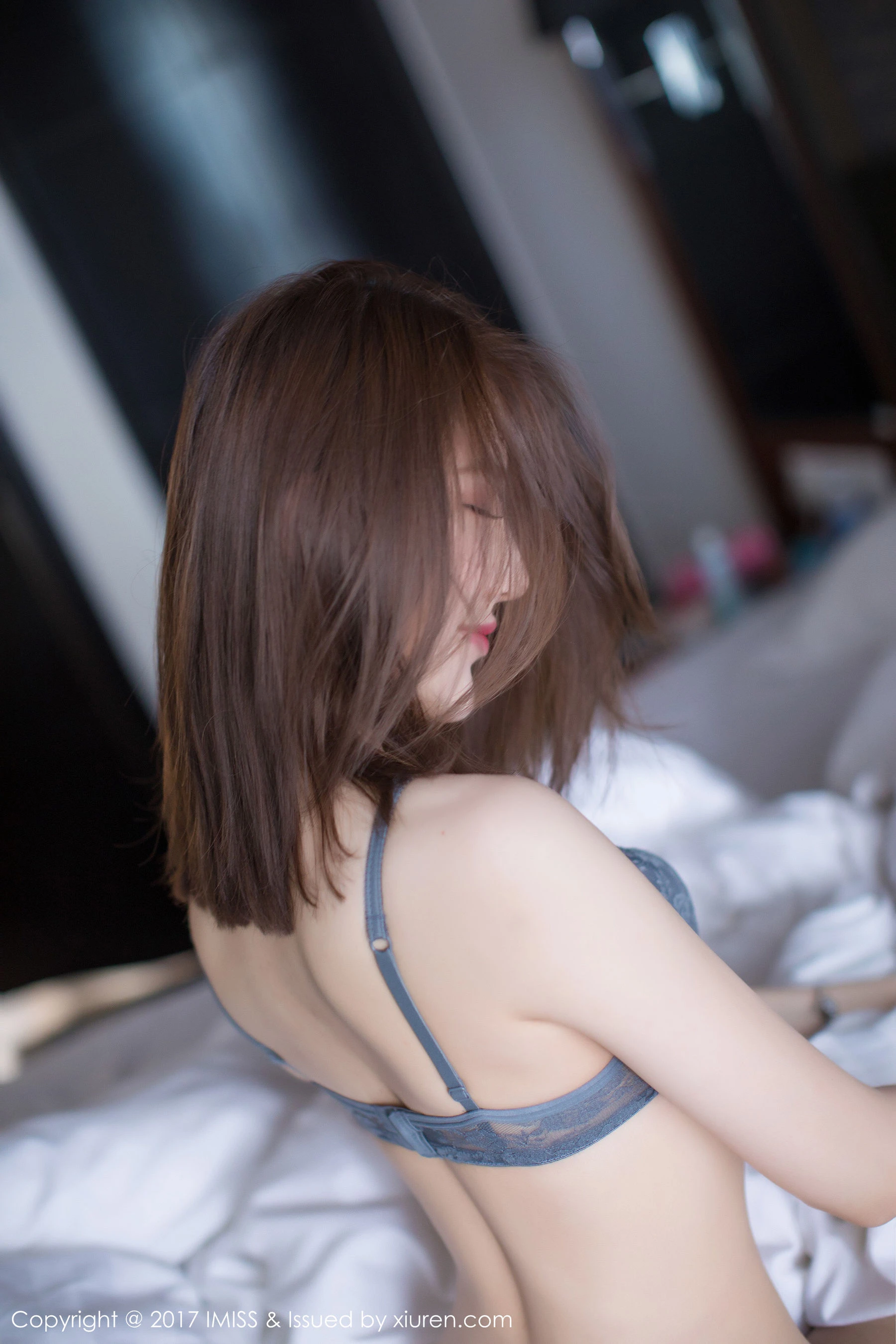 图片[6]-刘奕宁Lynn《蕾丝内衣+性感肚兜》 爱蜜社IMiss Vol.186-COS写真在线网