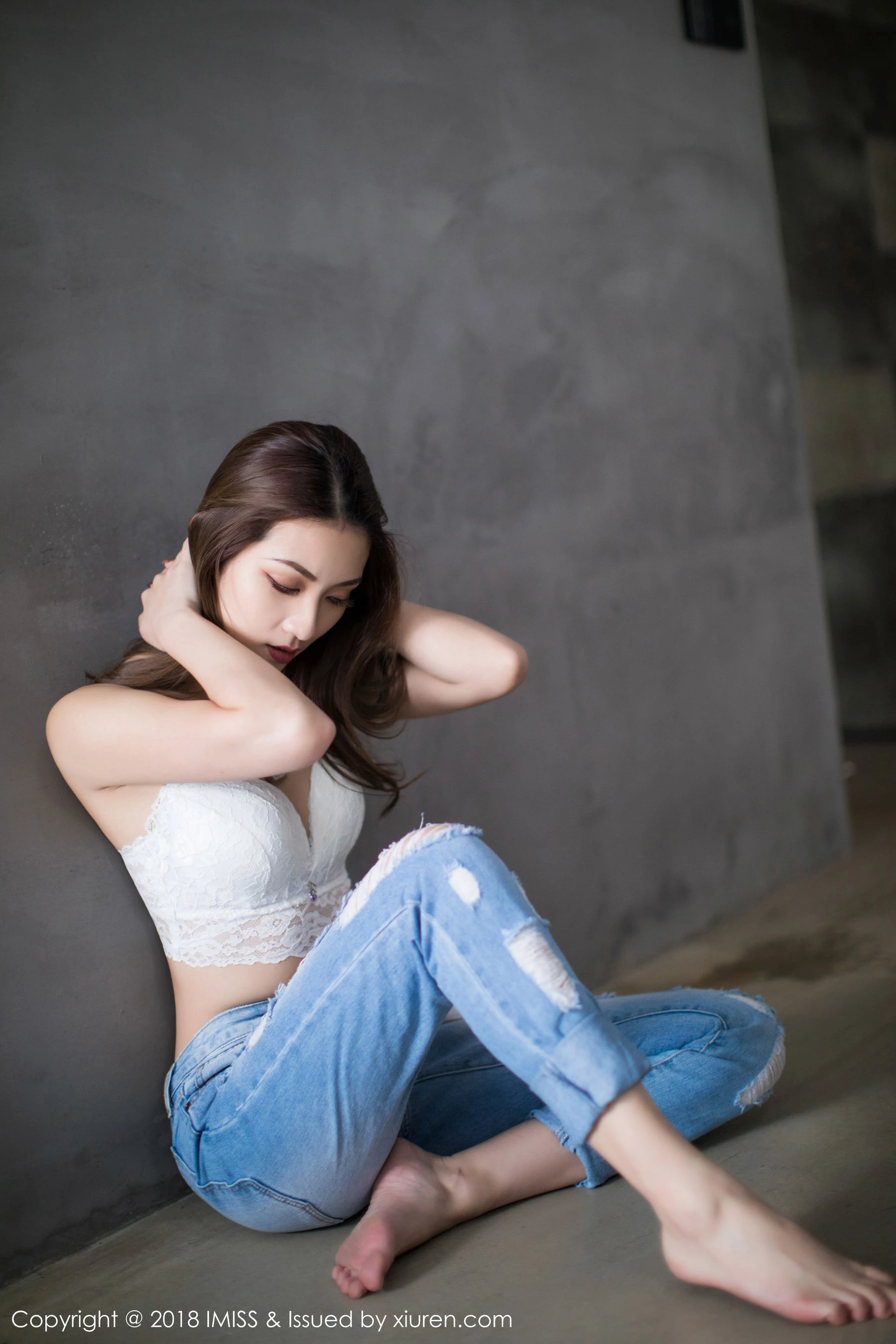 图片[3]-模特Arlie《丹凤双眼似水》 爱蜜社IMiss Vol.250-COS写真在线网