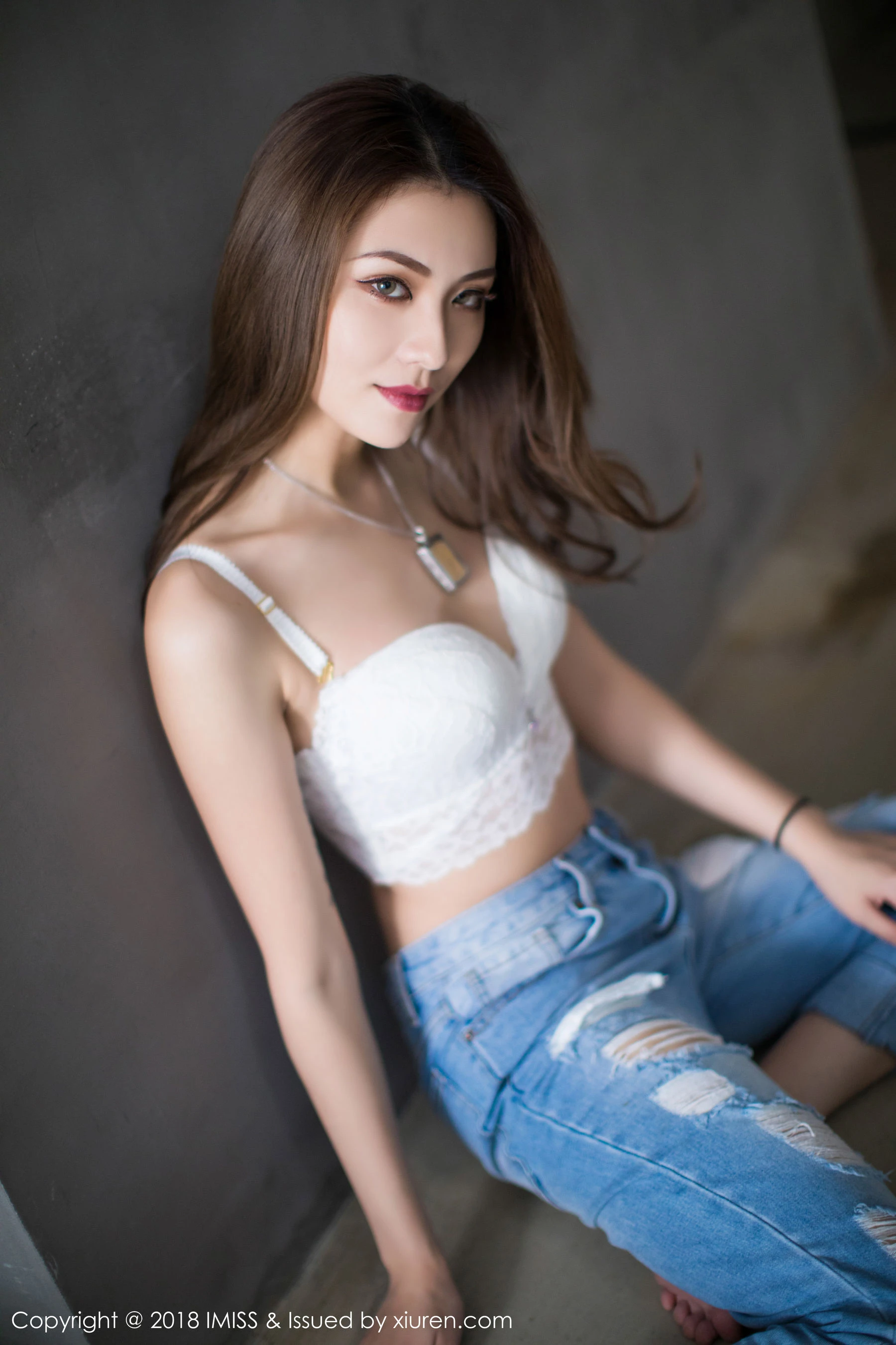 图片[4]-模特Arlie《丹凤双眼似水》 爱蜜社IMiss Vol.250-COS写真在线网