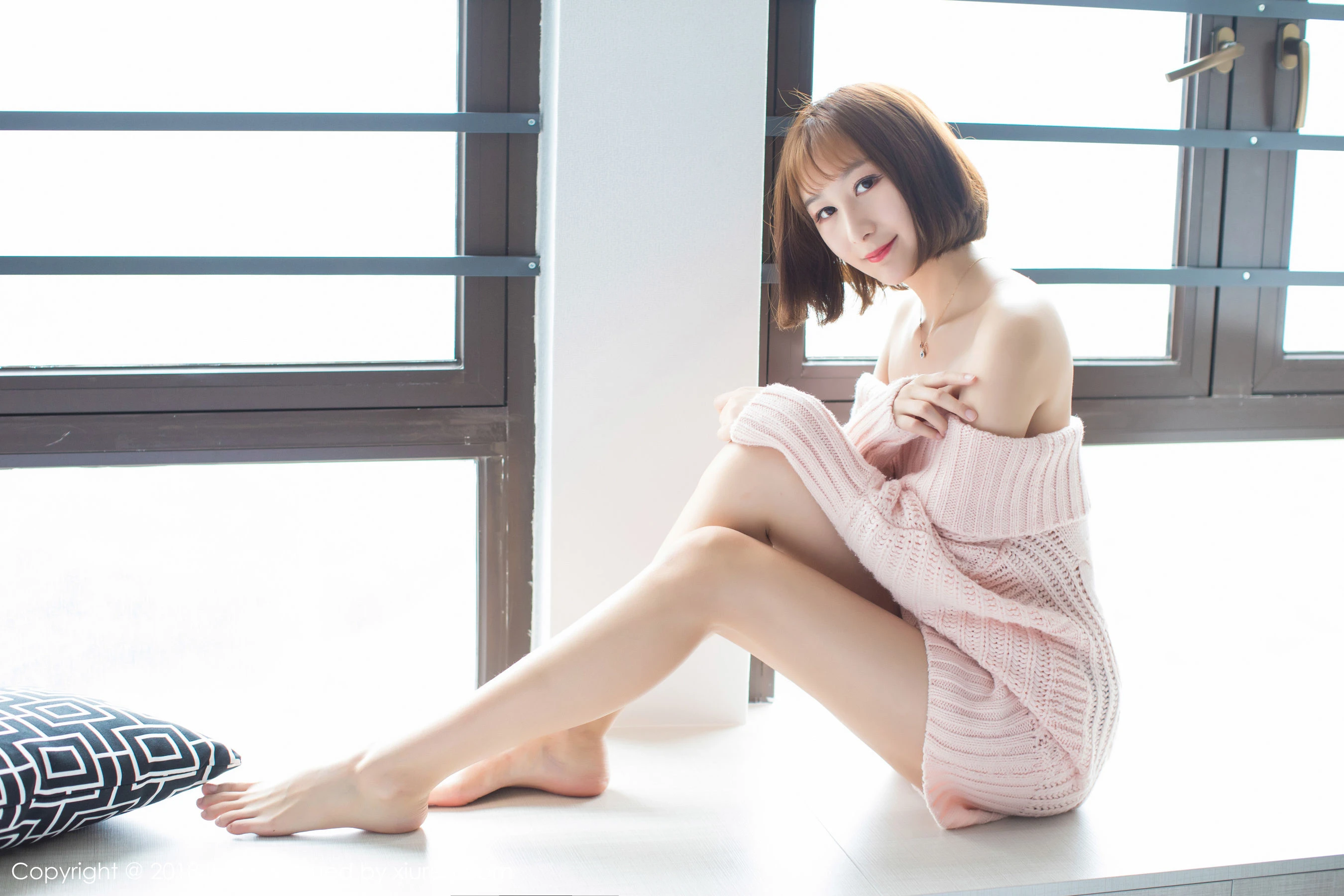 图片[4]-九尾Ivy-《性感极致的丝袜美腿诱惑》 爱蜜社IMiss Vol.240-COS写真在线网