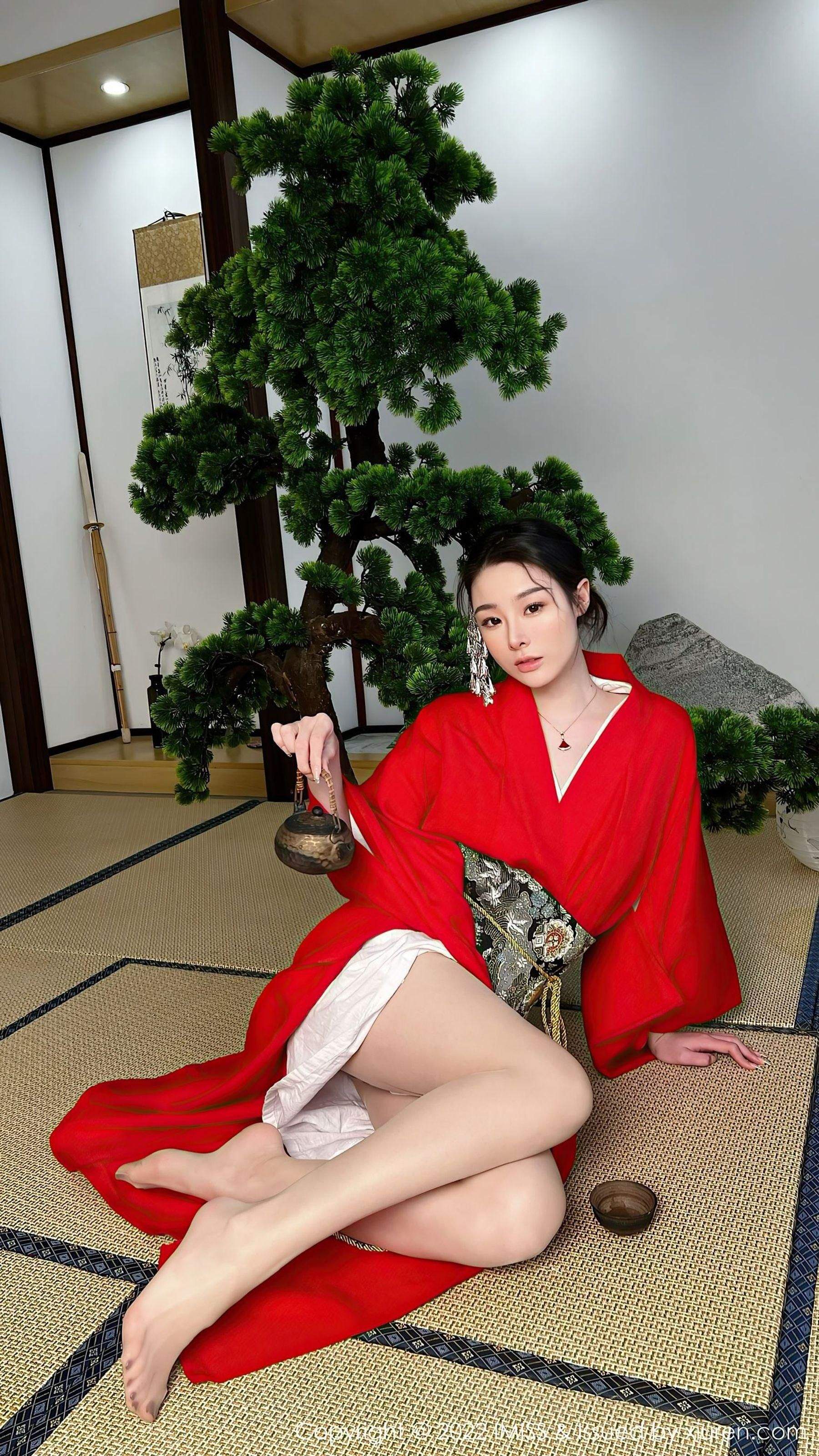 图片[5]-爱蜜社 VOL.669 逗逗doudou 和服美腿-COS写真在线网
