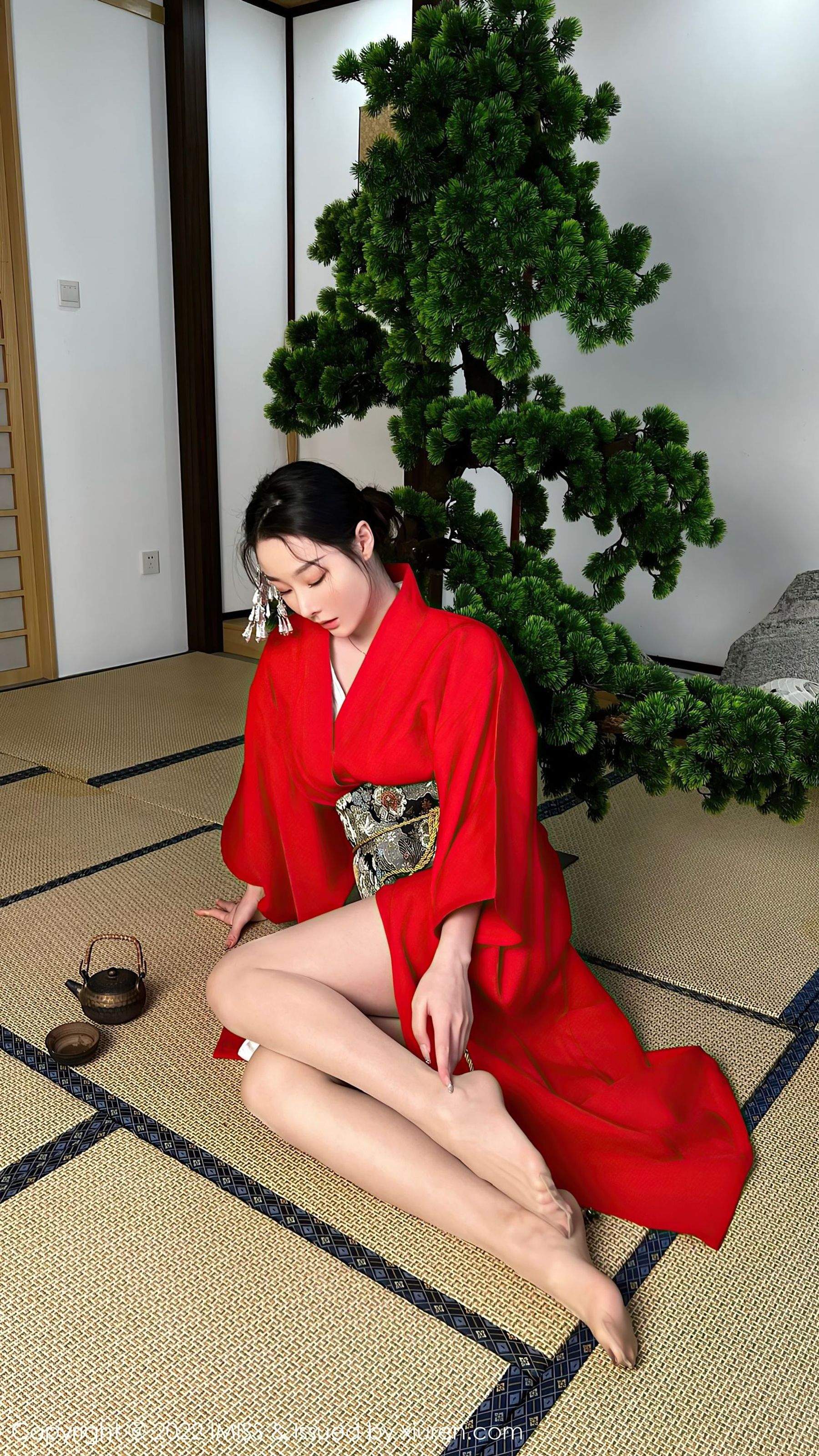 图片[3]-爱蜜社 VOL.669 逗逗doudou 和服美腿-COS写真在线网
