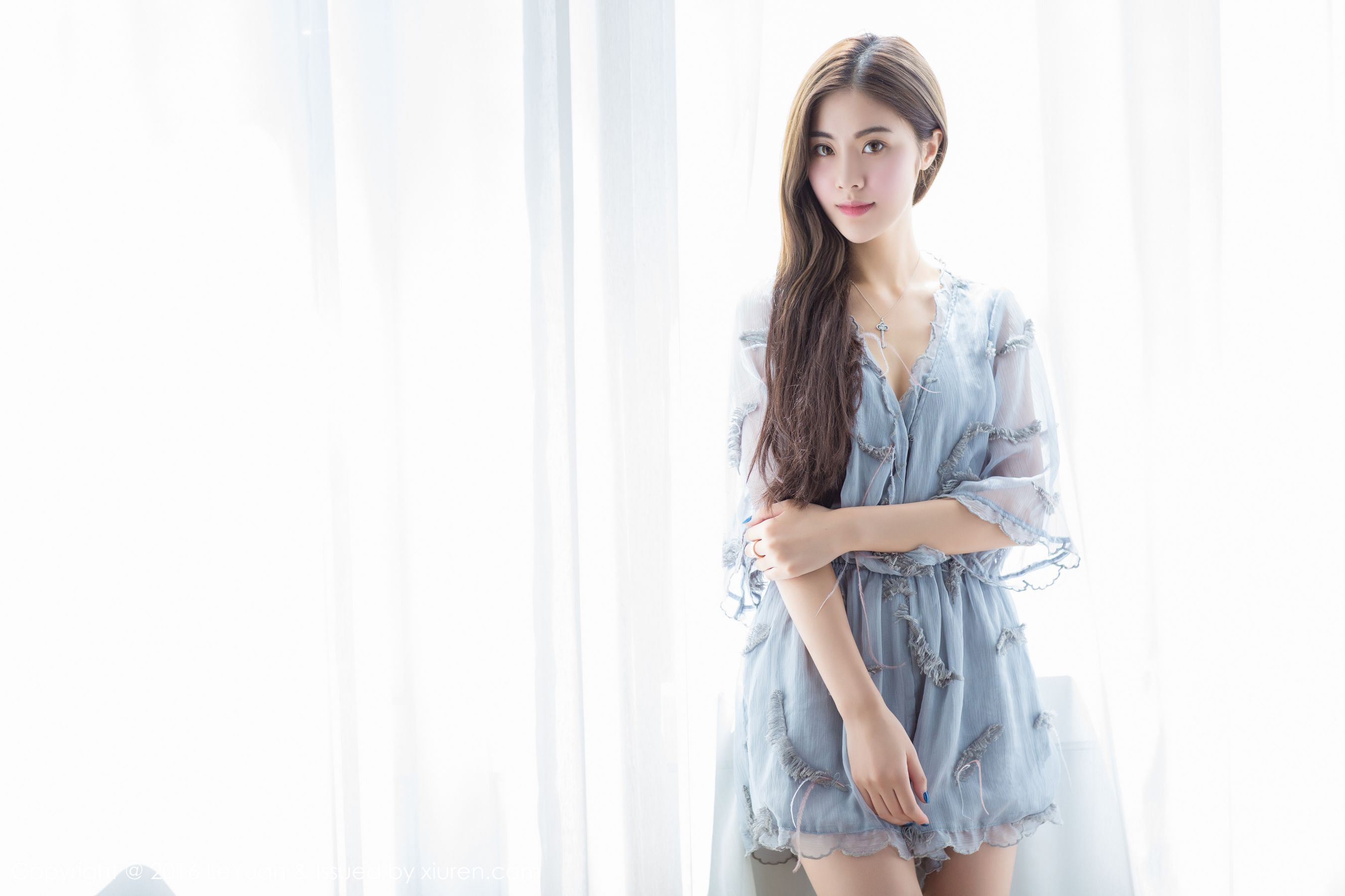 图片[2]-菲儿《柔柔阳光沐浴下的女神》 星乐园LeYuan Vol.018 [54P]-COS写真在线网