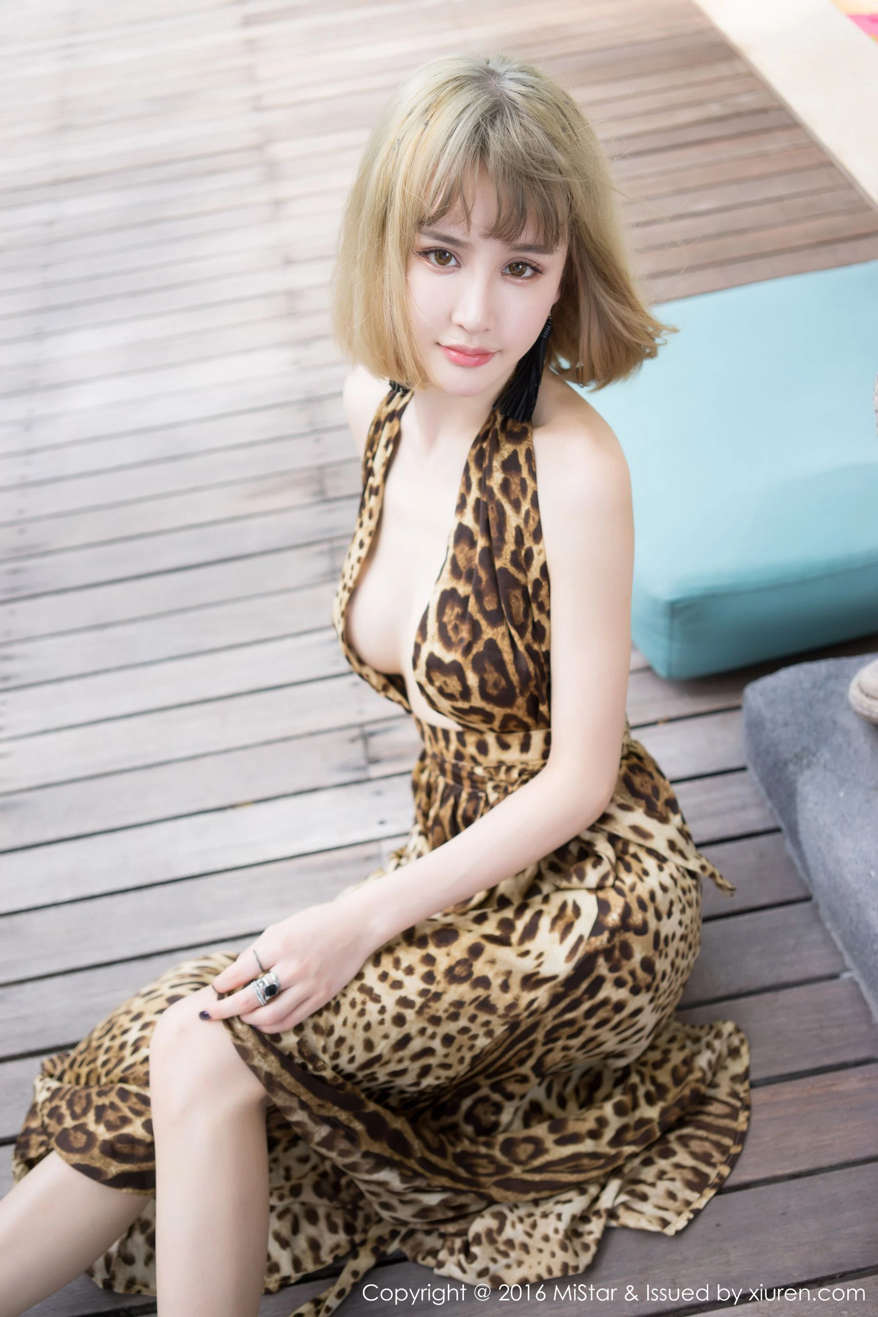 图片[5]-Cheryl青树《性感豹纹吊带裙+气质长裙》 魅妍社 Vol.131-COS写真在线网