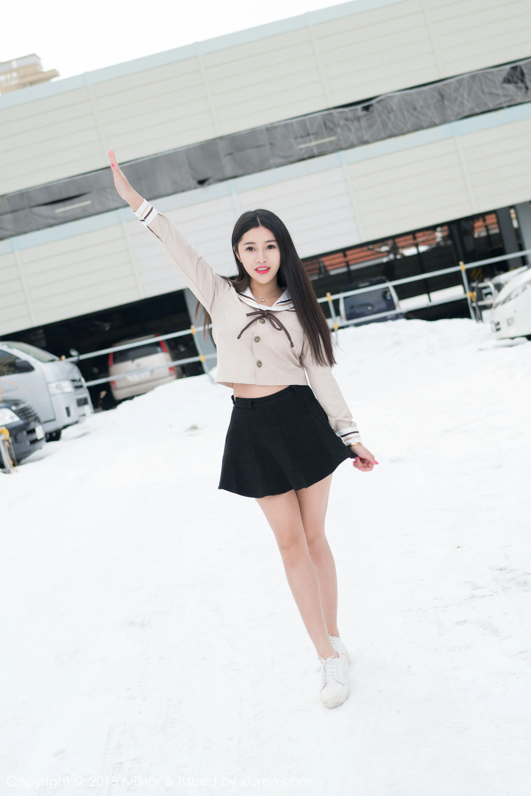 图片[6]-陈嘉嘉Tiffany《雪中有佳人+性感肚兜》 魅妍社 VOL.216-COS写真在线网