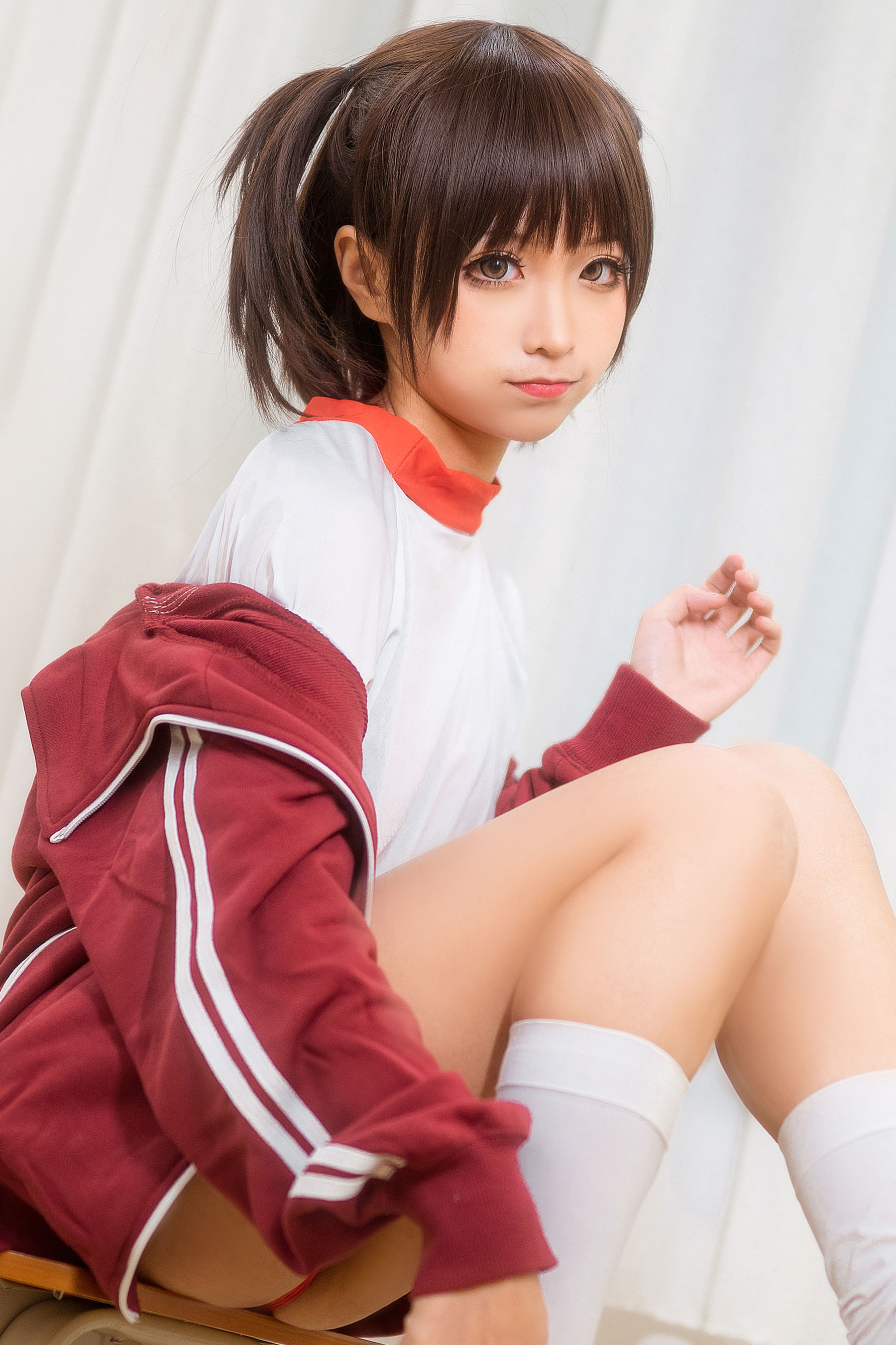 动漫博主蠢沫沫 红体操服 [45P] - 秀人网免费无水印在线套图写真