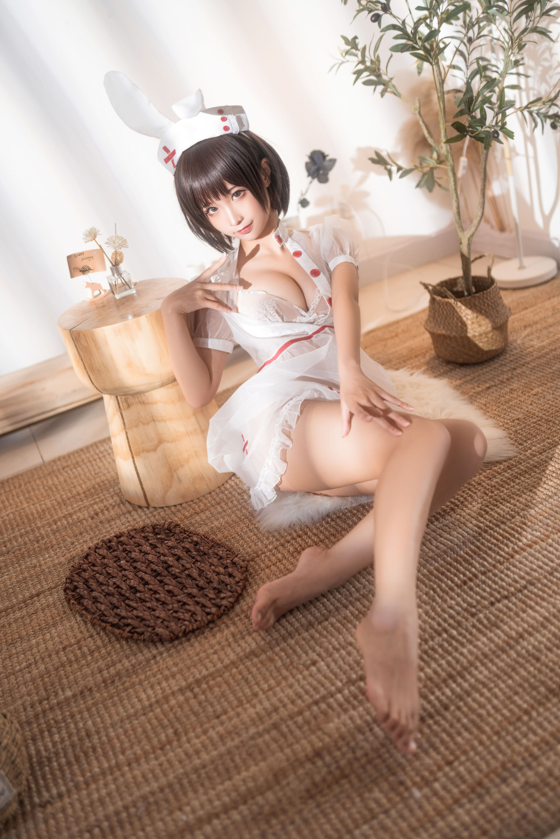 动漫博主蠢沫沫 – 透明护士 [60P] - 秀人网免费无水印在线套图写真