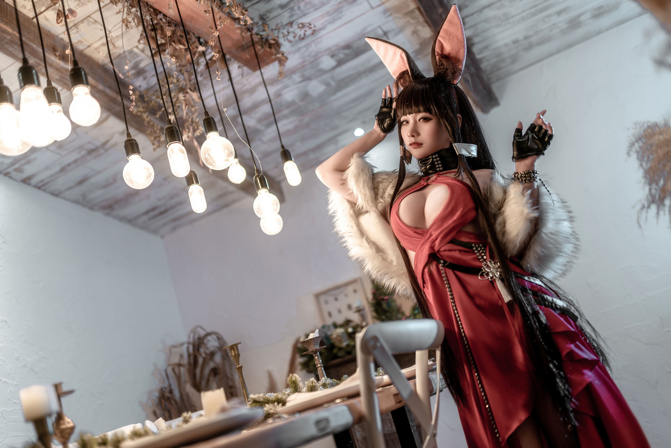 动漫博主蠢沫沫 – Akagi Ruby-Laced Beauty (Azur Lane) [40P] - 秀人网免费无水印在线套图写真