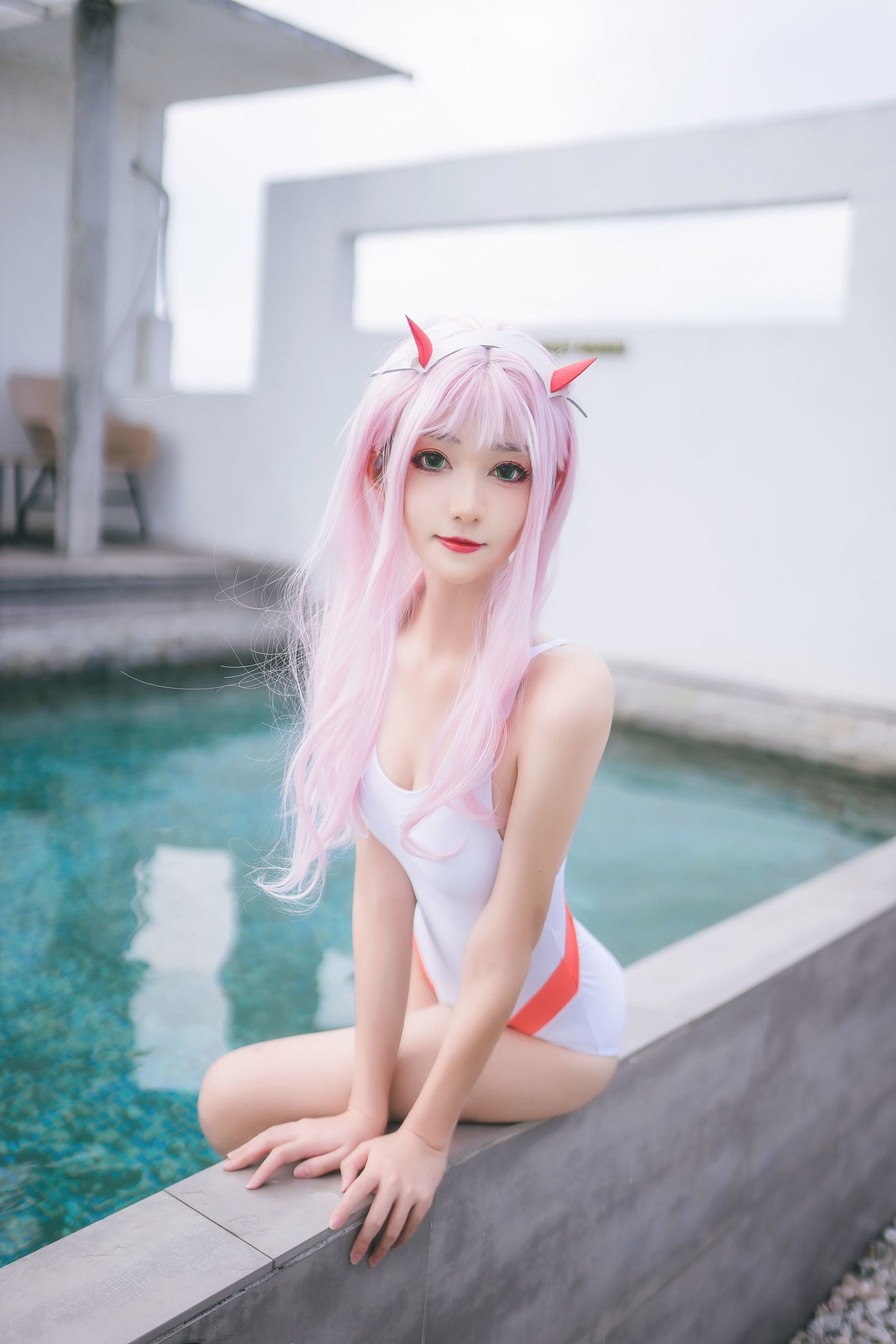 动漫博主南桃Momoko – 连体泳衣 [31P] - 秀人网免费无水印在线套图写真