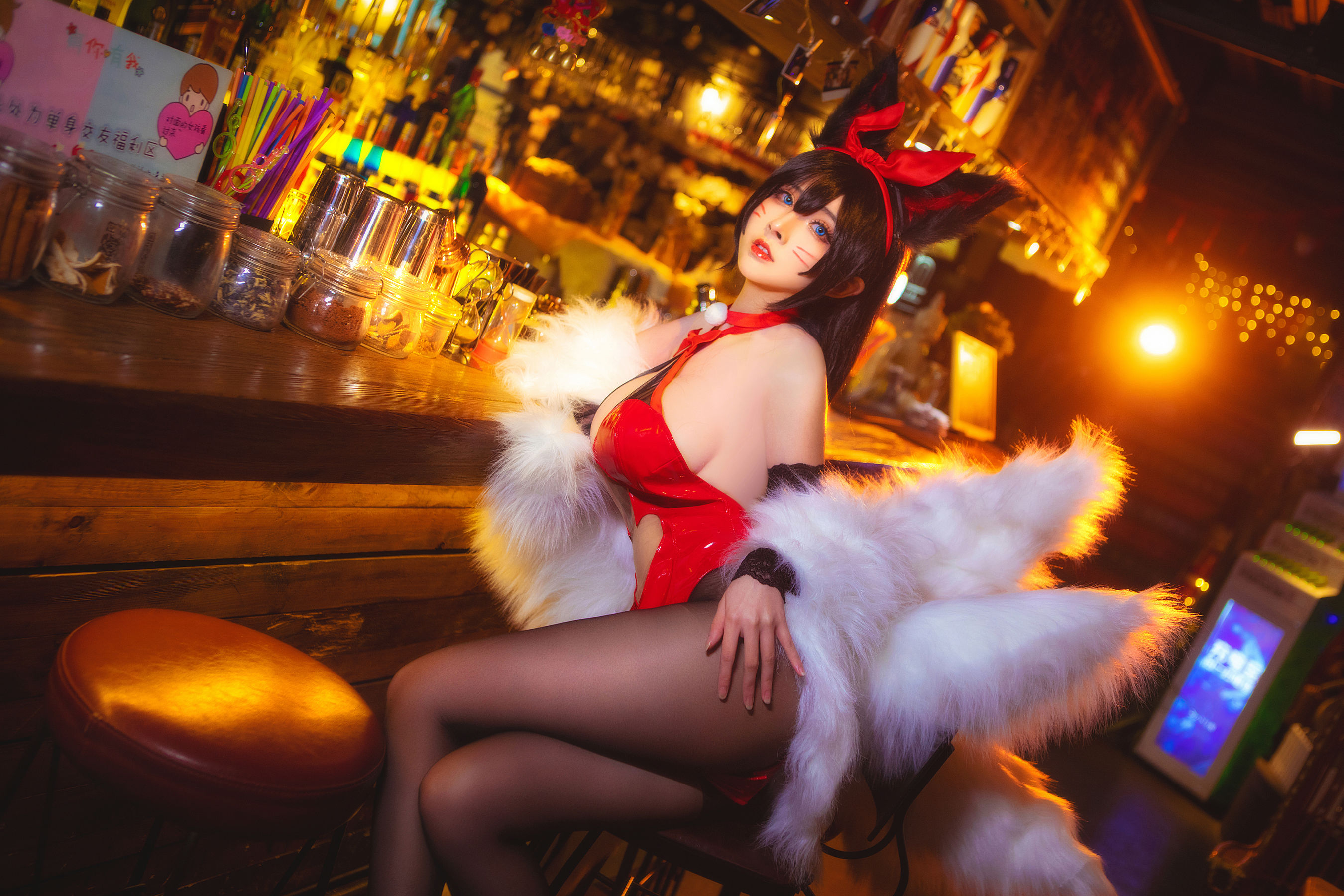 COS福利rioko凉凉子 兔女郎阿狸 [14P] - 秀人网免费无水印在线套图写真