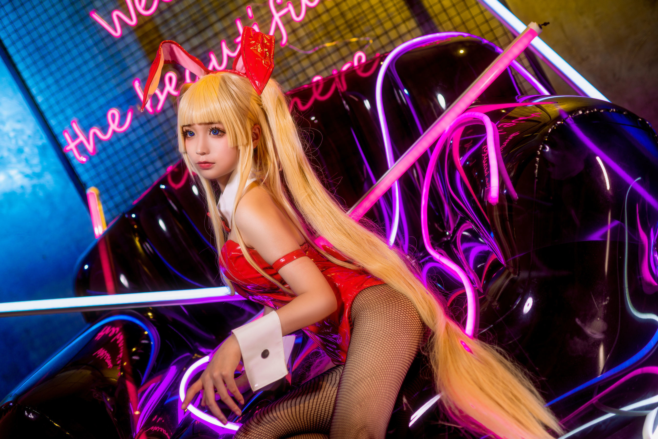 动漫博主蠢沫沫 兔女郎 [35P] - 秀人网免费无水印在线套图写真