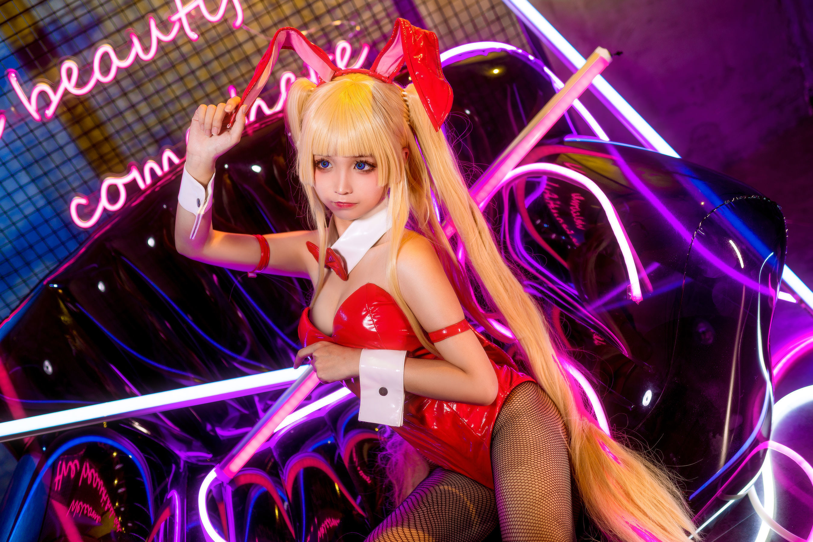 动漫博主蠢沫沫 兔女郎 [35P] - 秀人网免费无水印在线套图写真