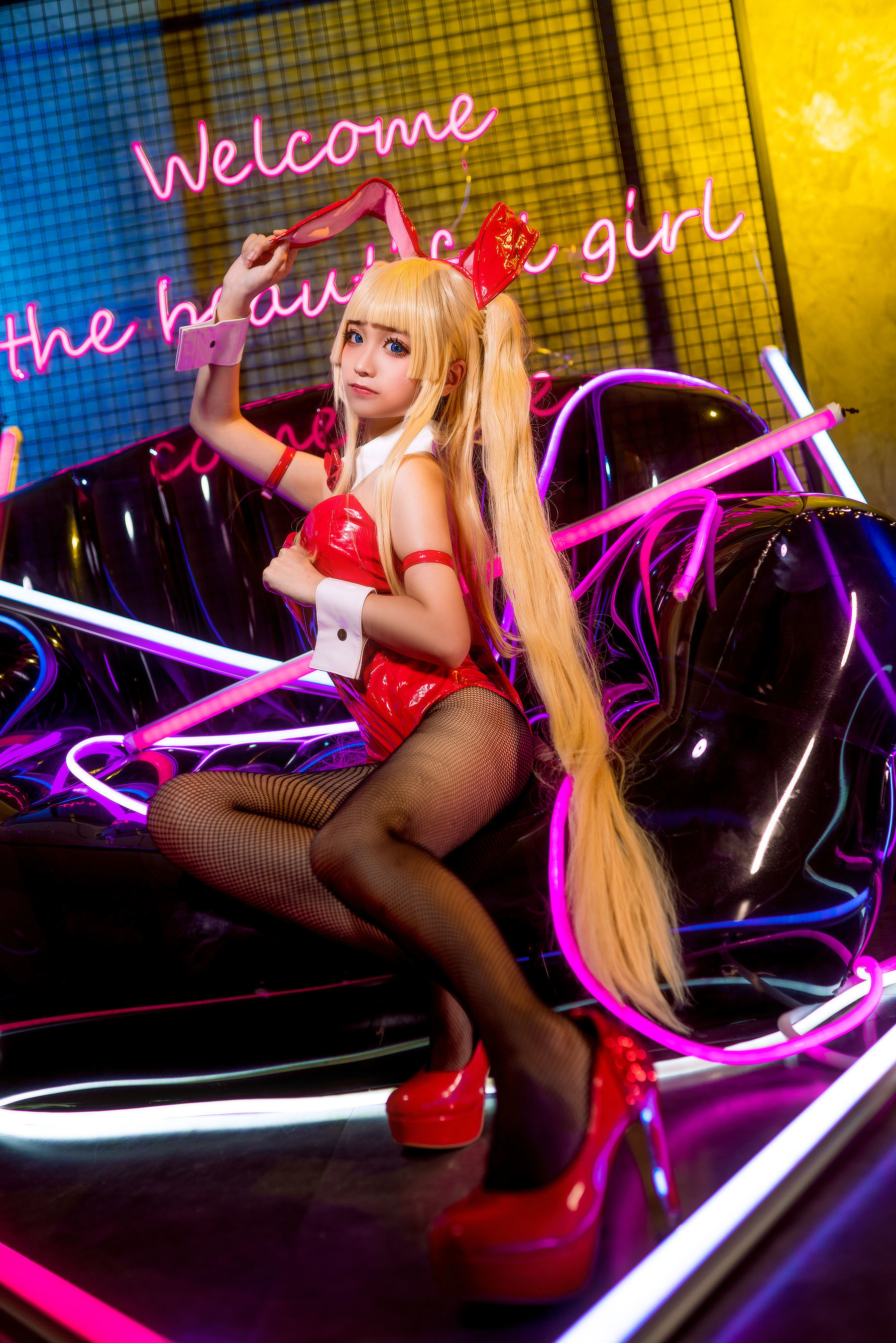 动漫博主蠢沫沫 兔女郎 [35P] - 秀人网免费无水印在线套图写真