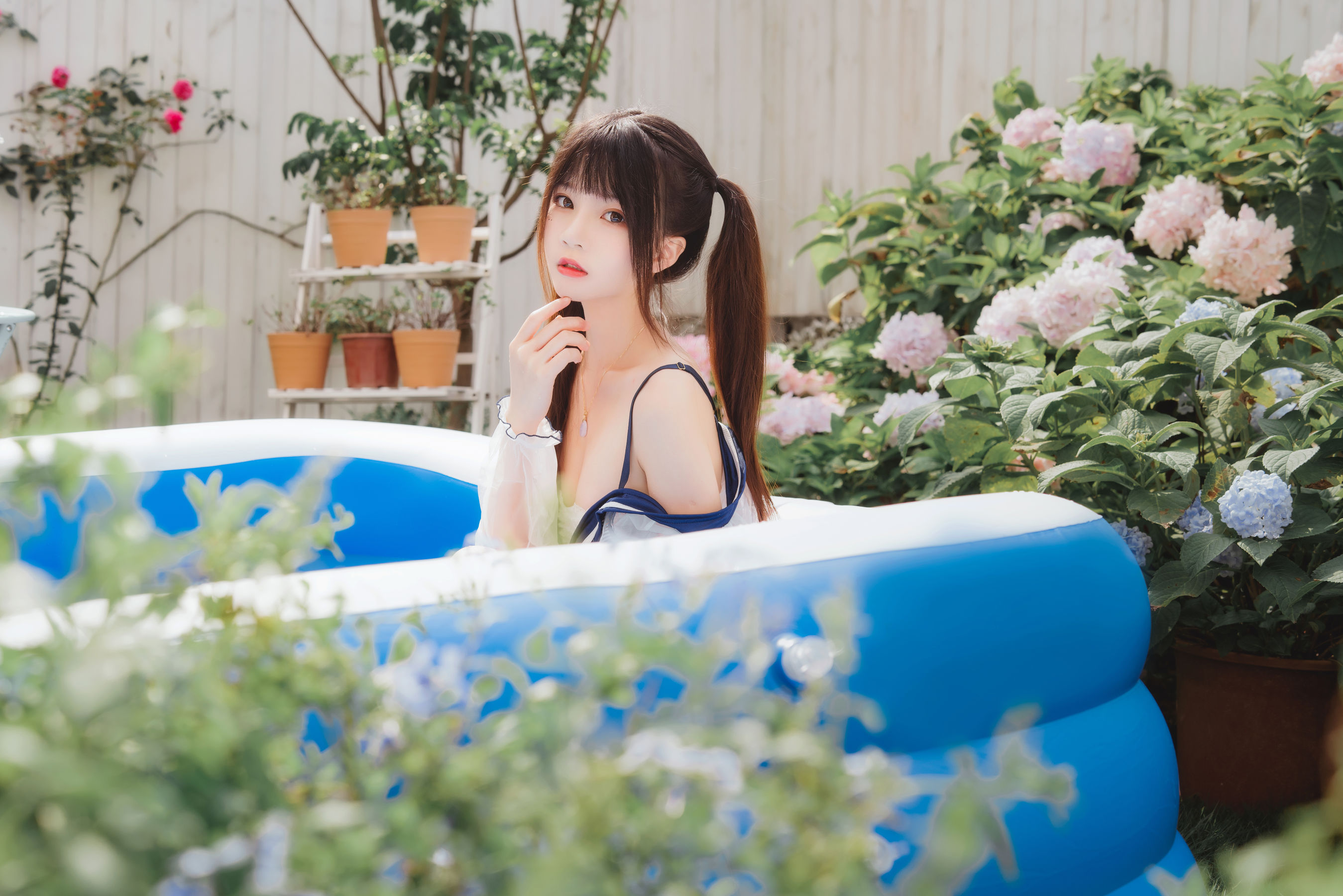 [Cosplay写真] 桜桃喵 – 无尽夏 [58P] - 秀人网免费无水印在线套图写真